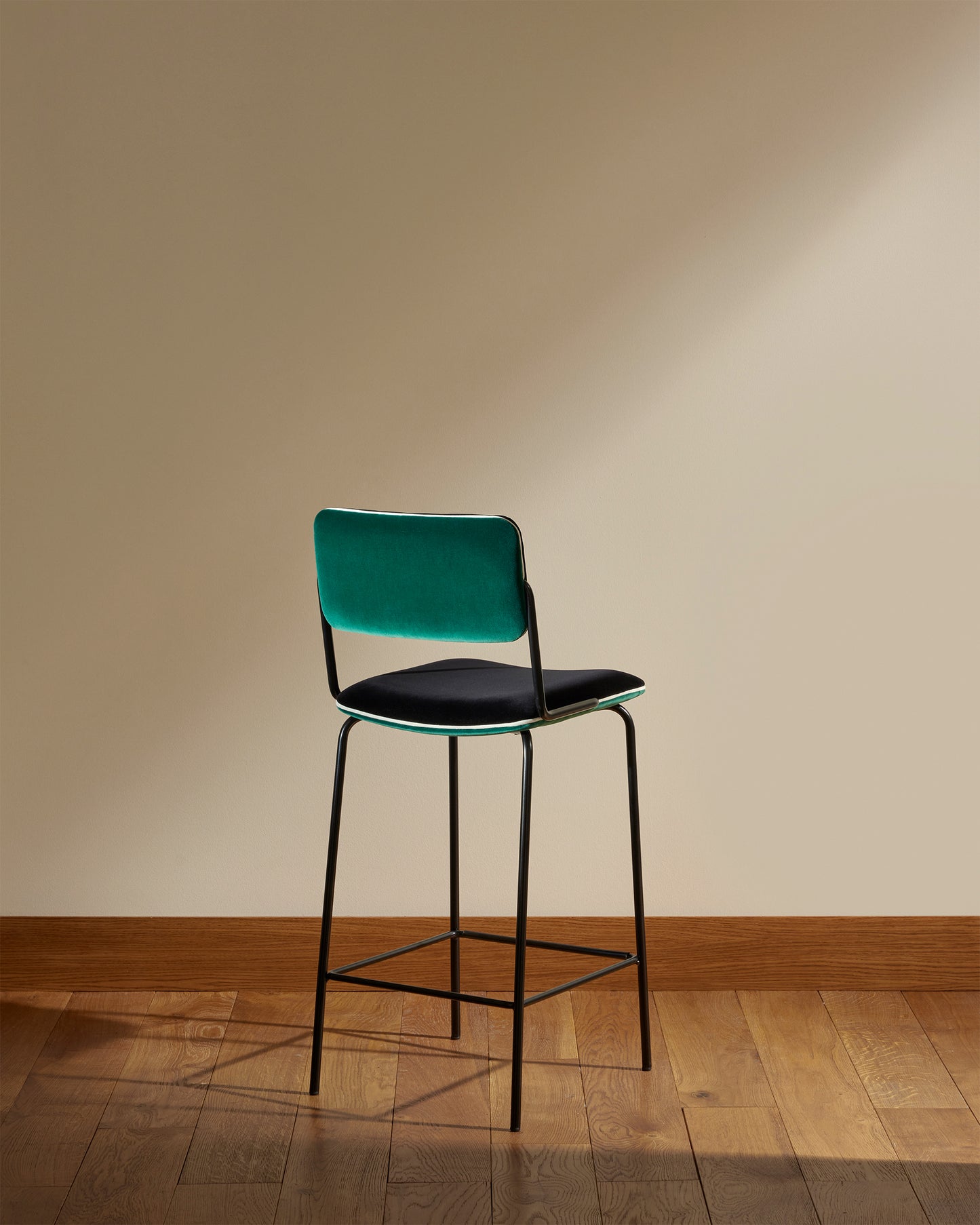 Chaise Ilot Double Jeu - Vert design Maison Sarah Lavoine Vert Velours 42 cm 95 cm 4