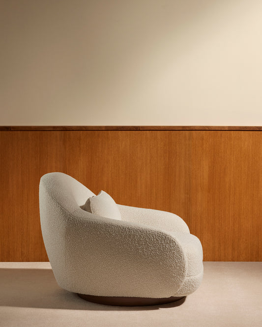 Fauteuil Bozzolo - Ecru design Maison Sarah Lavoine Ecru Coton 110 cm 91 cm 3