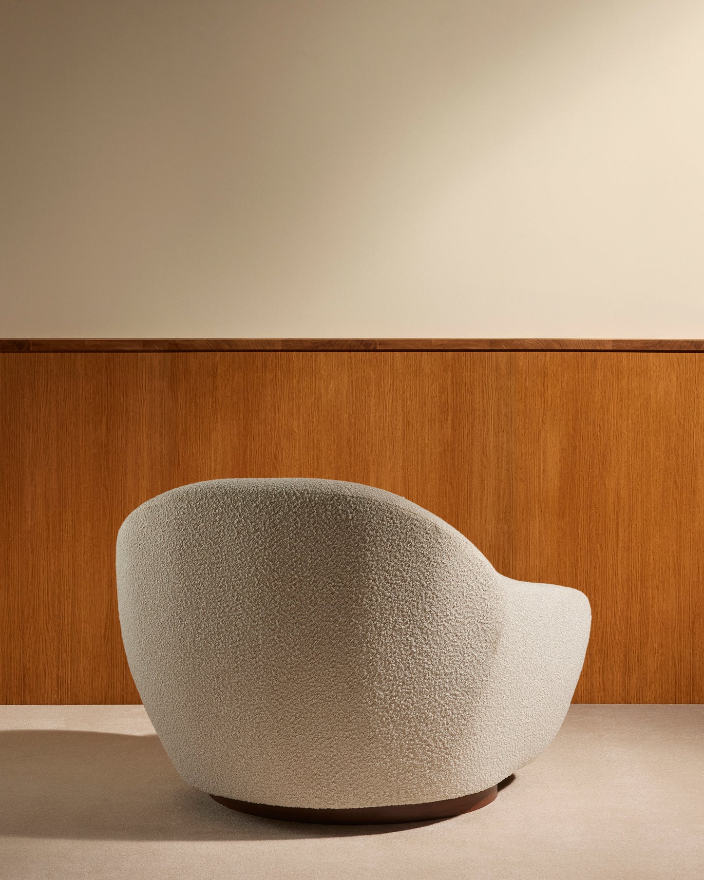 Bozzolo armchair - Ecru design Maison Sarah Lavoine Ecru Cotton 110 cm 91 cm 4