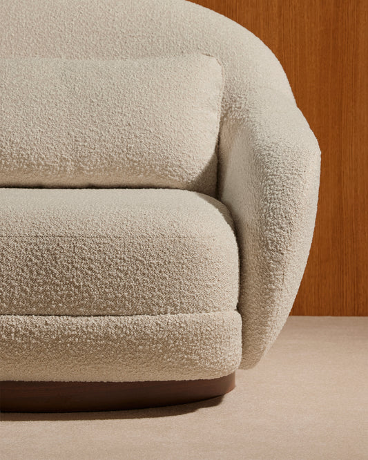 Fauteuil Bozzolo - Ecru design Maison Sarah Lavoine Ecru Coton 110 cm 91 cm 2