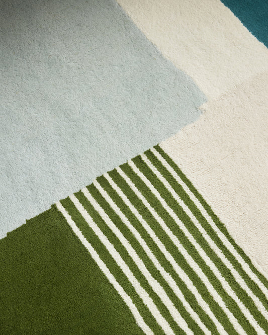 Tapis Boro - Eucalyptus design Maison Sarah Lavoine Eucalyptus Laine Petit 170 cm | Moyen 200 cm | Grand 250 cm Petit 240 cm | Moyen 300 cm | Grand 350 cm 3