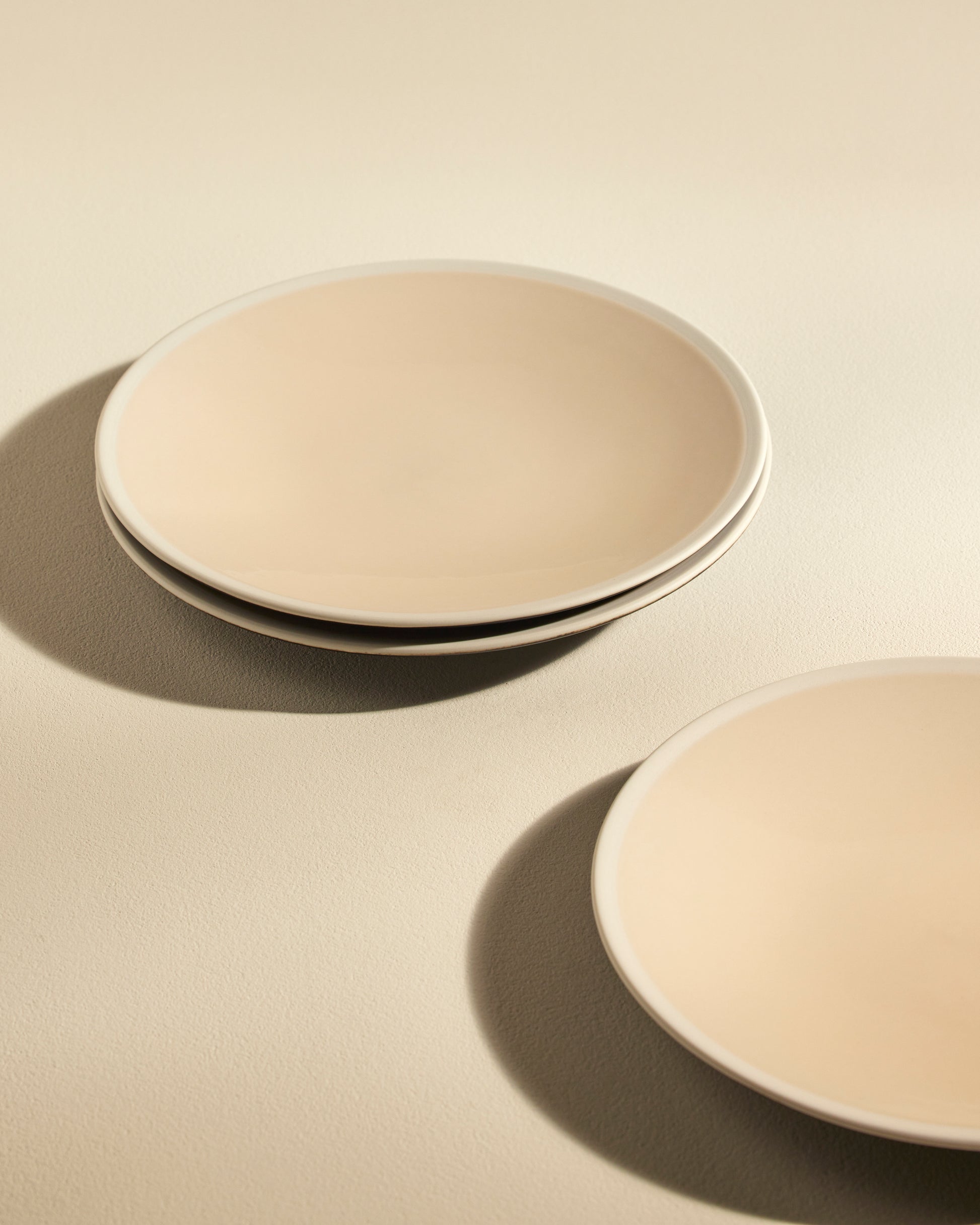 Assiette plate Sicilia - Ecru design moderne Maison Sarah Lavoine Ecru Céramique   4