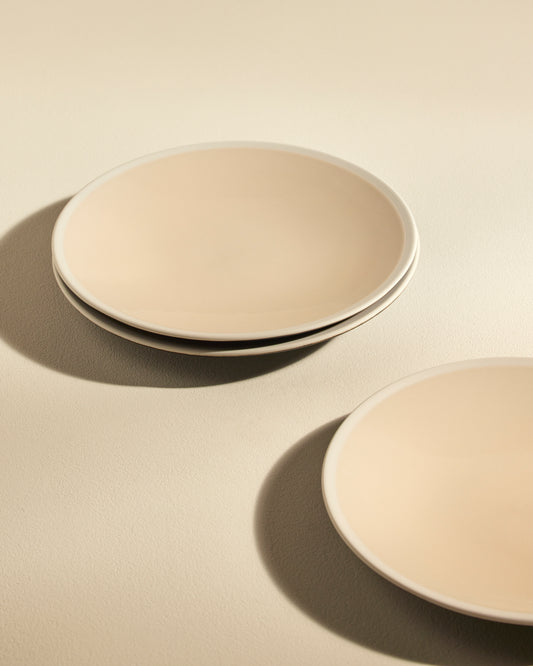 Assiette plate Sicilia - Ecru design moderne Maison Sarah Lavoine Ecru Céramique 4