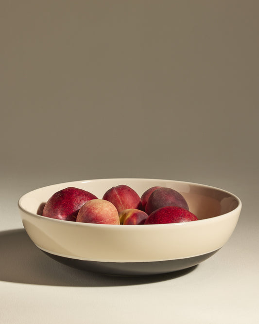 Sicilia salad bowl - High-end ecru Maison Sarah Lavoine Ecru Ceramic 4