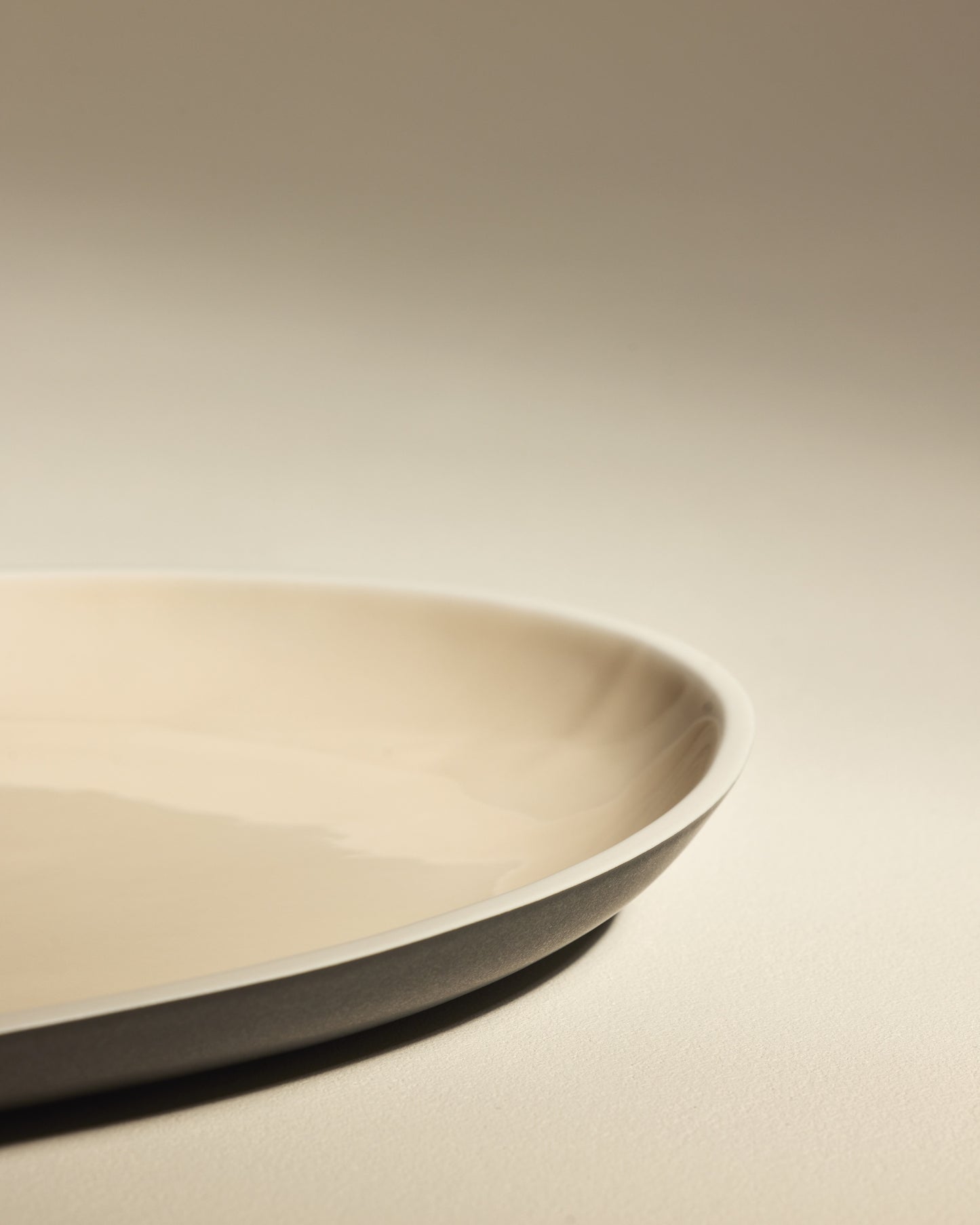 Plat Sicilia - Ecru haut de gamme Maison Sarah Lavoine Ecru Céramique 43cm 3 cm  3