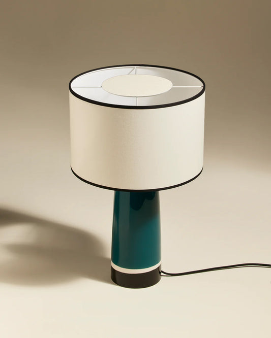 Lampe Sicilia - Bleu Sarah design Maison Sarah Lavoine Bleu Sarah Céramique 50 cm 2