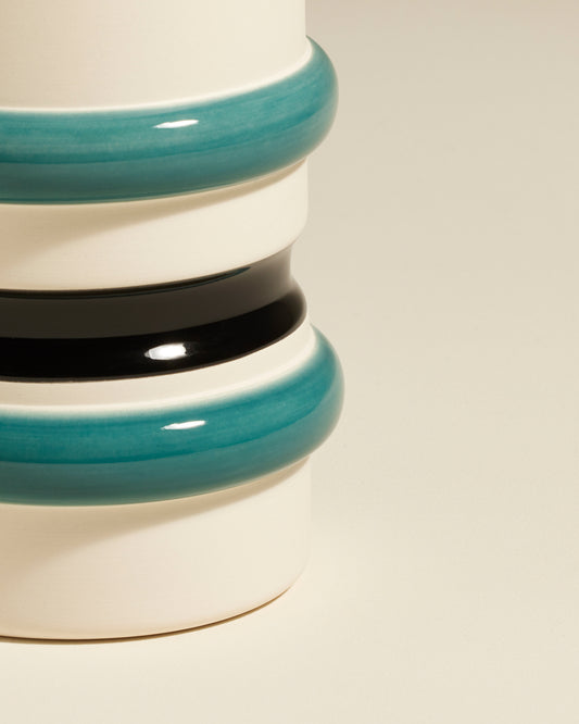 Vase Aquarius - Bleu Sarah design, céramique Maison Sarah Lavoine Bleu Sarah Céramique 23 cm 3