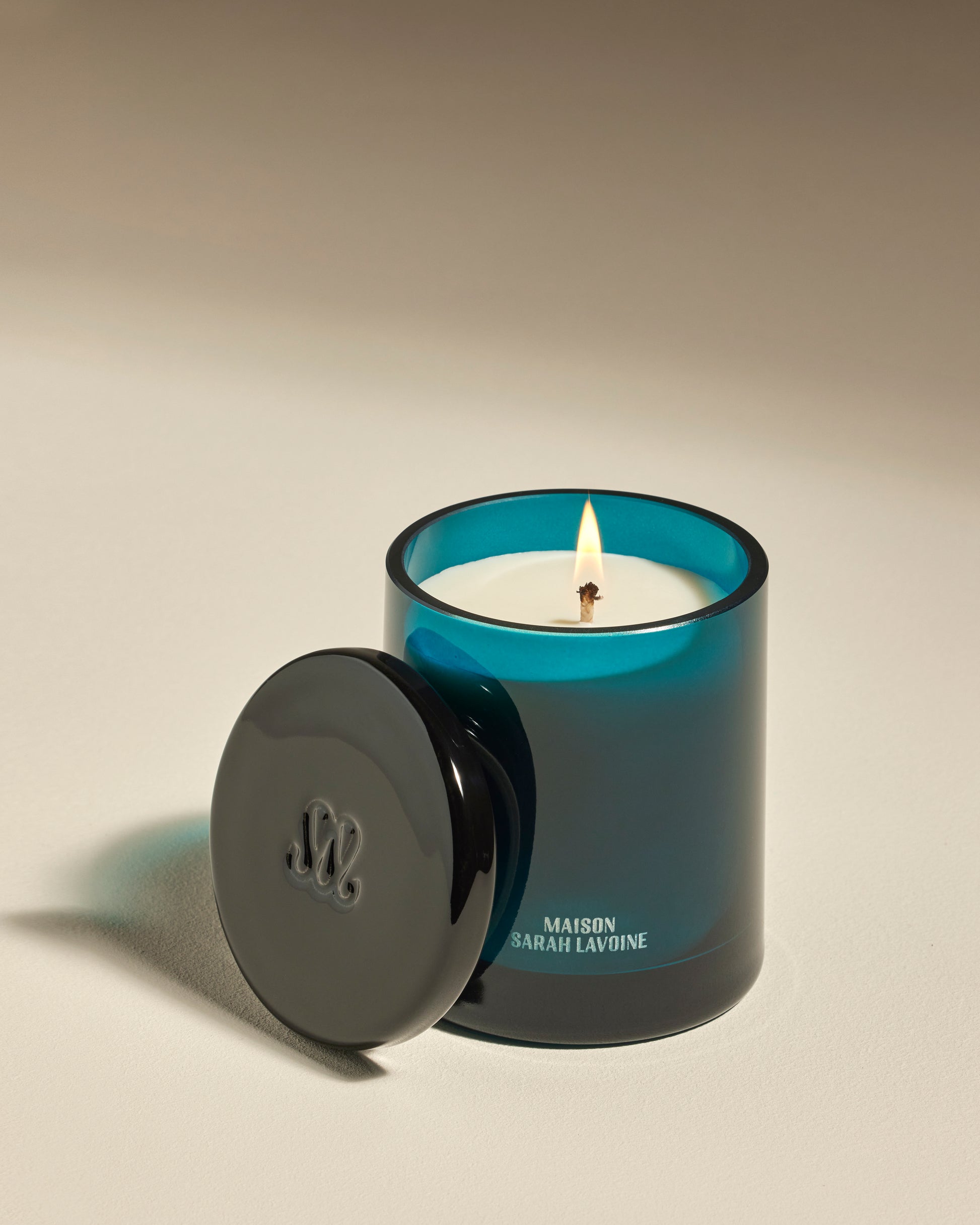 Bougie Stella - Ambre Noire luxe Maison Sarah Lavoine Noir Verre  12 cm 4