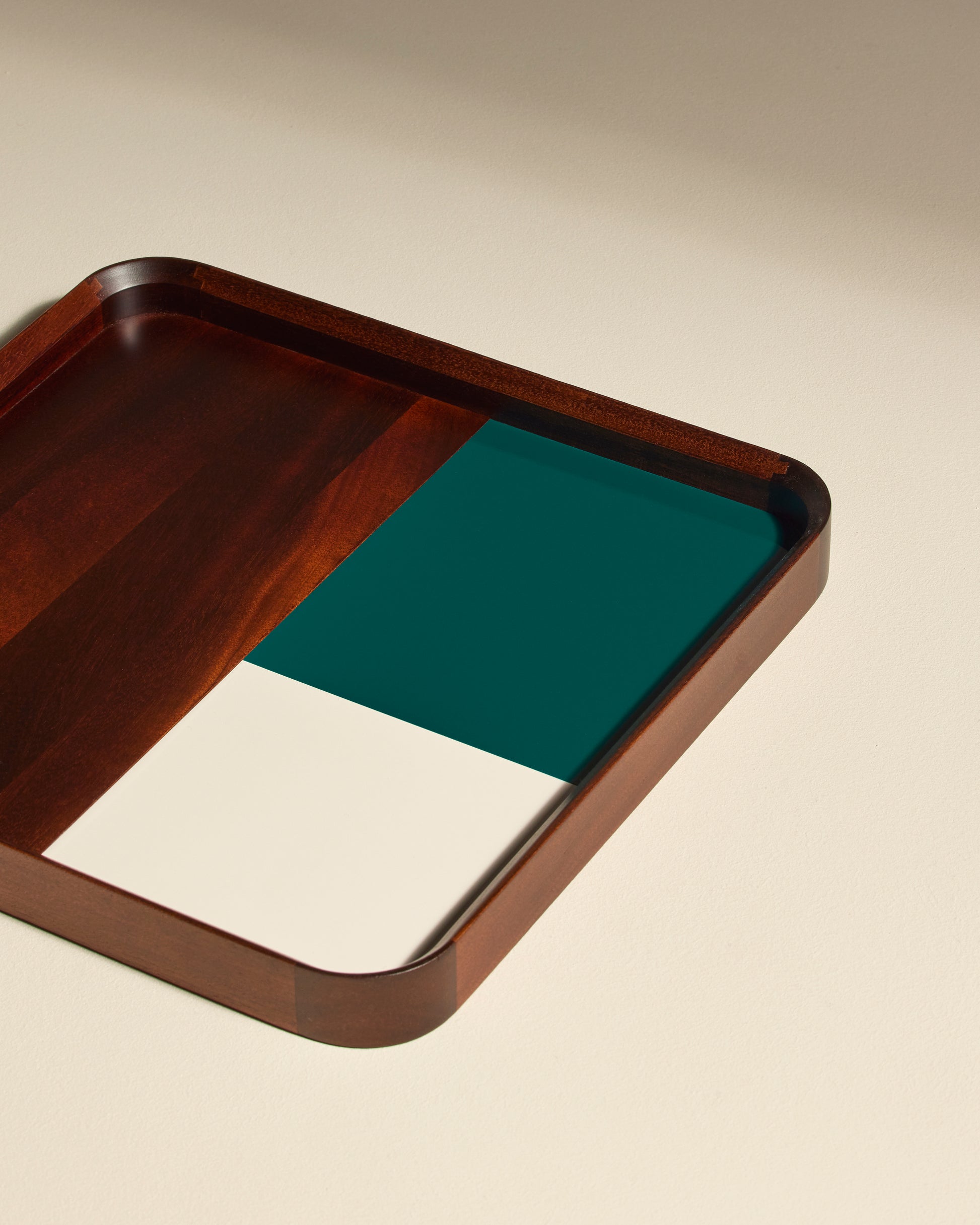 Plateau Sicilia - Bleu Sarah design Maison Sarah Lavoine Bleu Sarah Bois 35 cm  2