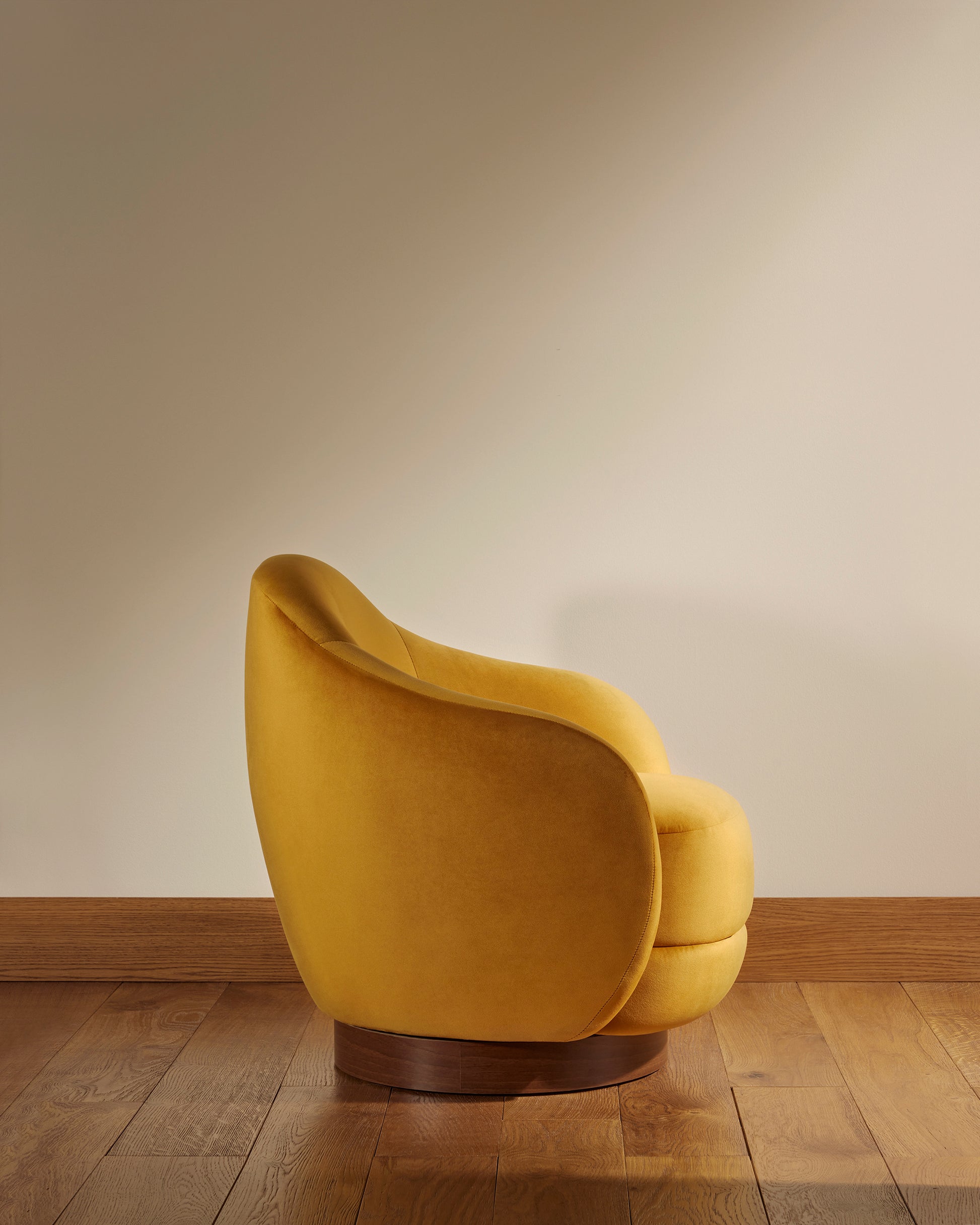Fauteuil Bozzolo - Ocre design Maison Sarah Lavoine Ocre Velours 75 cm 72 cm 3