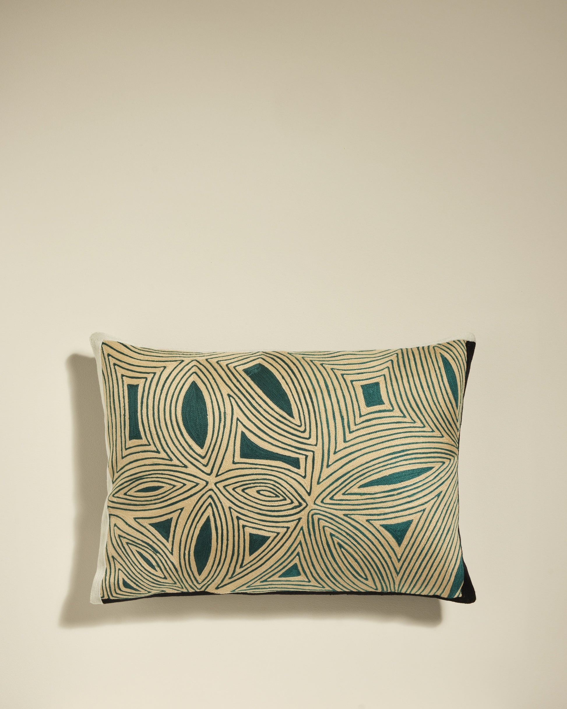 Coussin Sombra - Bleu Sarah design Maison Sarah Lavoine Bleu Sarah Coton 55 cm 40 cm 1