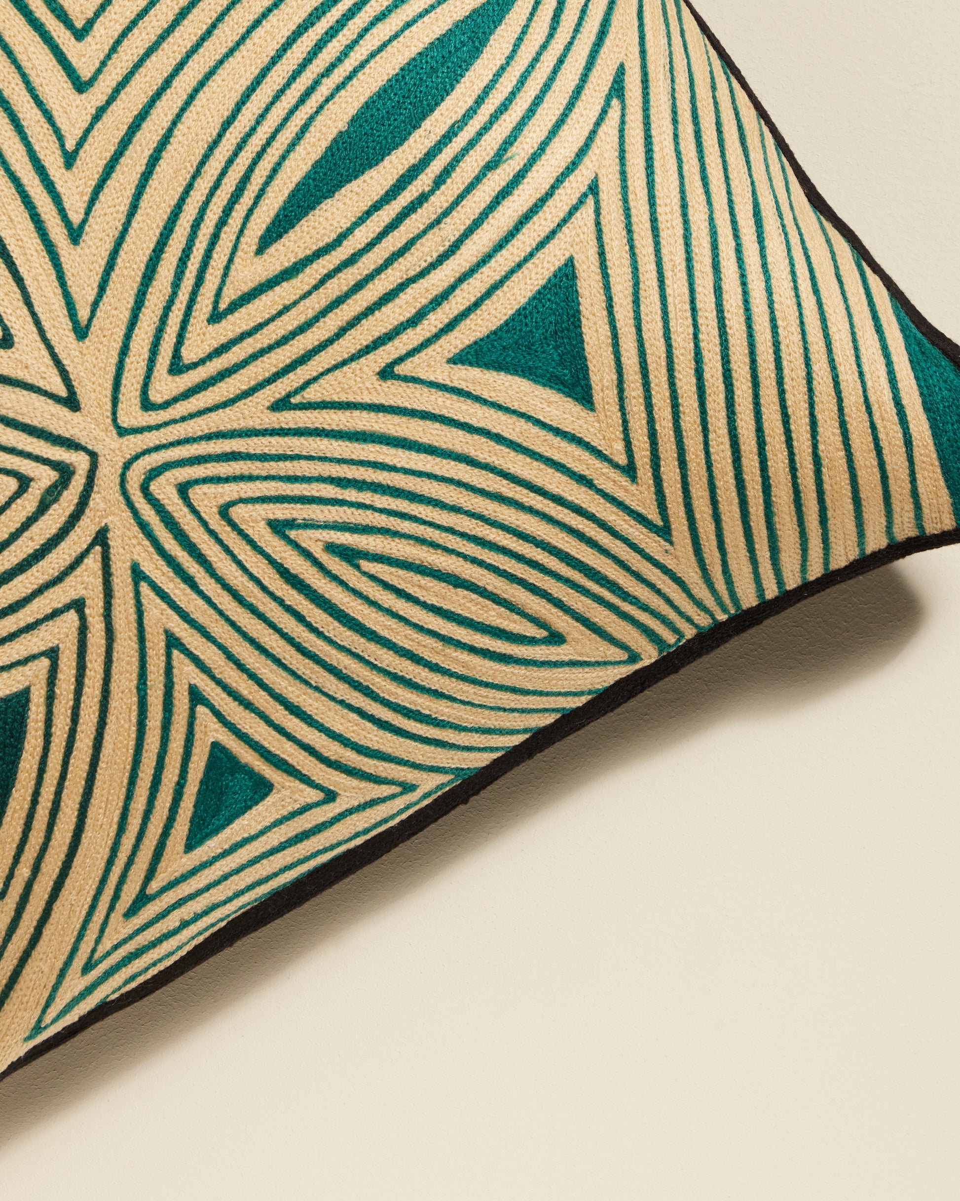 Coussin Sombra - Bleu Sarah design Maison Sarah Lavoine Bleu Sarah Coton 55 cm 40 cm 2