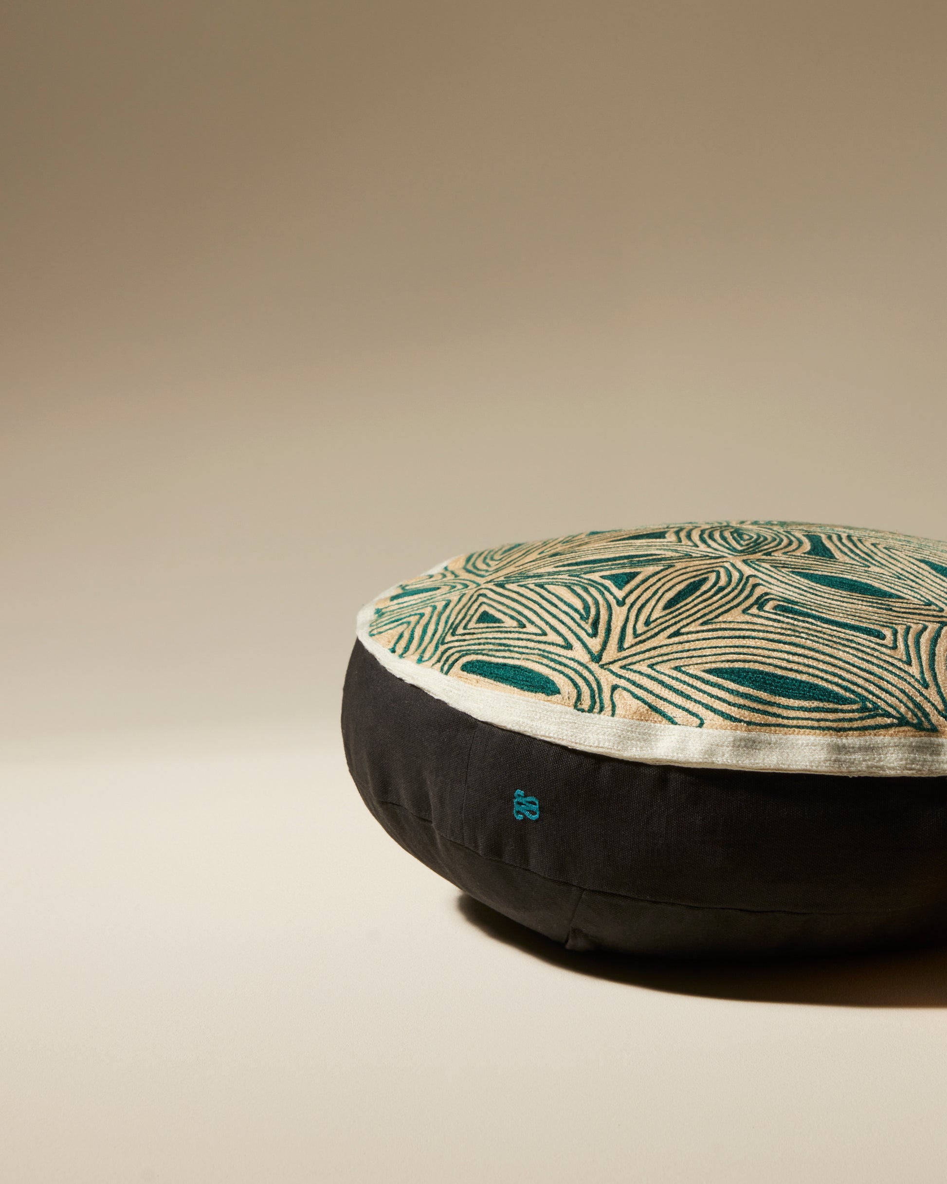 Coussin Sombra - Bleu Sarah design Maison Sarah Lavoine Bleu Sarah Coton   3