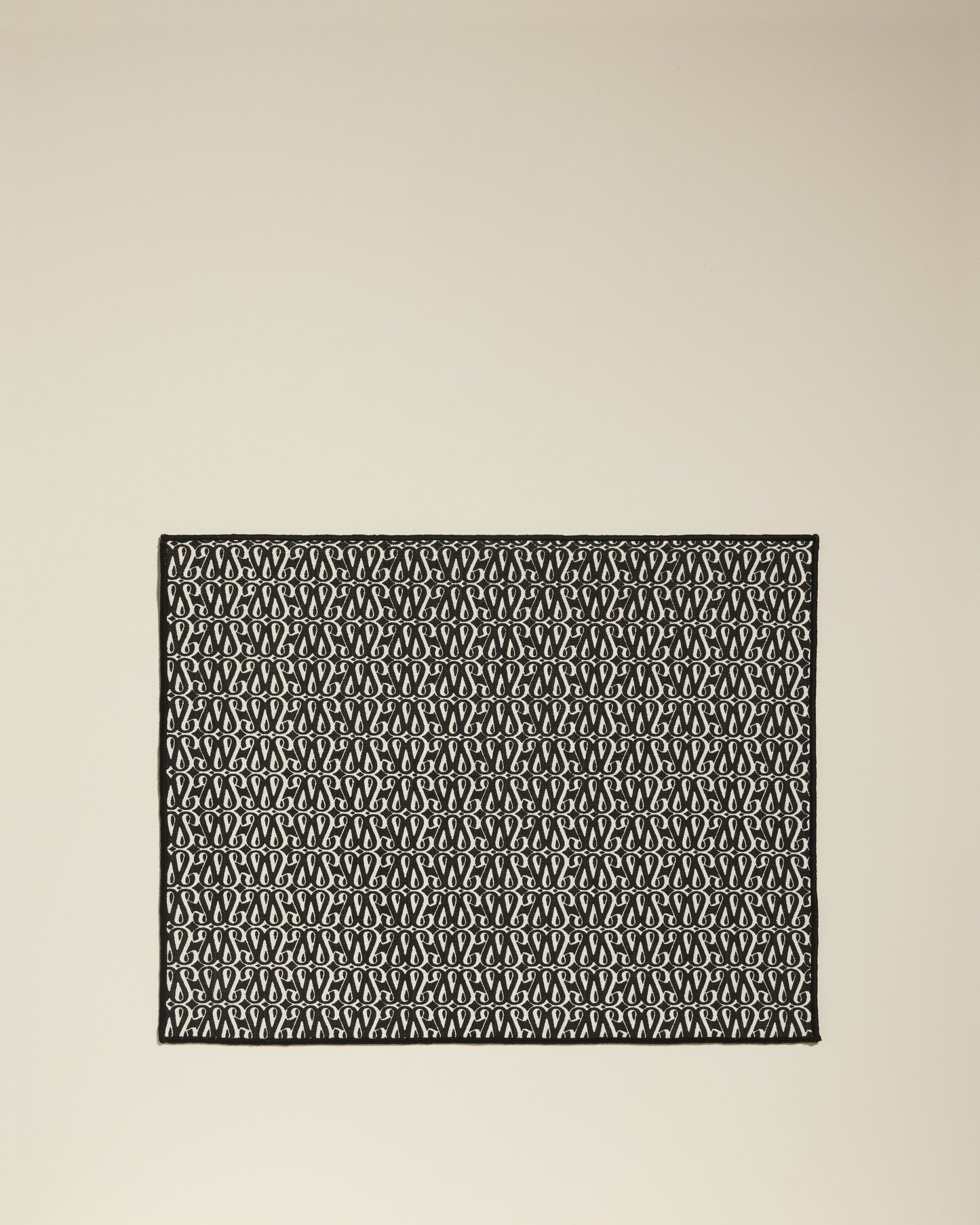 Set de table Sarah - Noir design Maison Sarah Lavoine Noir Coton 35 cm 45 cm 1