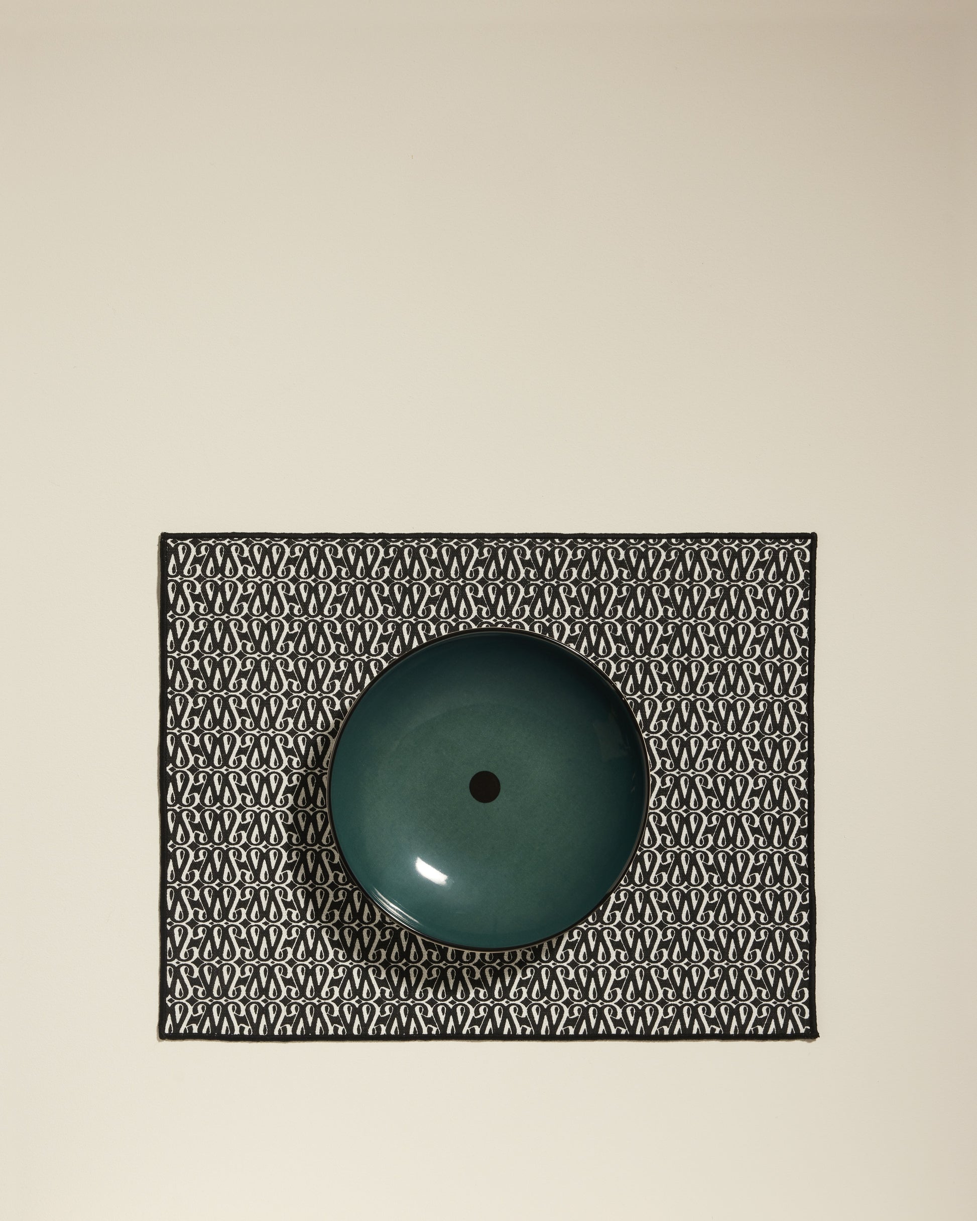 Set de table Sarah - Noir design Maison Sarah Lavoine Noir Coton 35 cm 45 cm 4