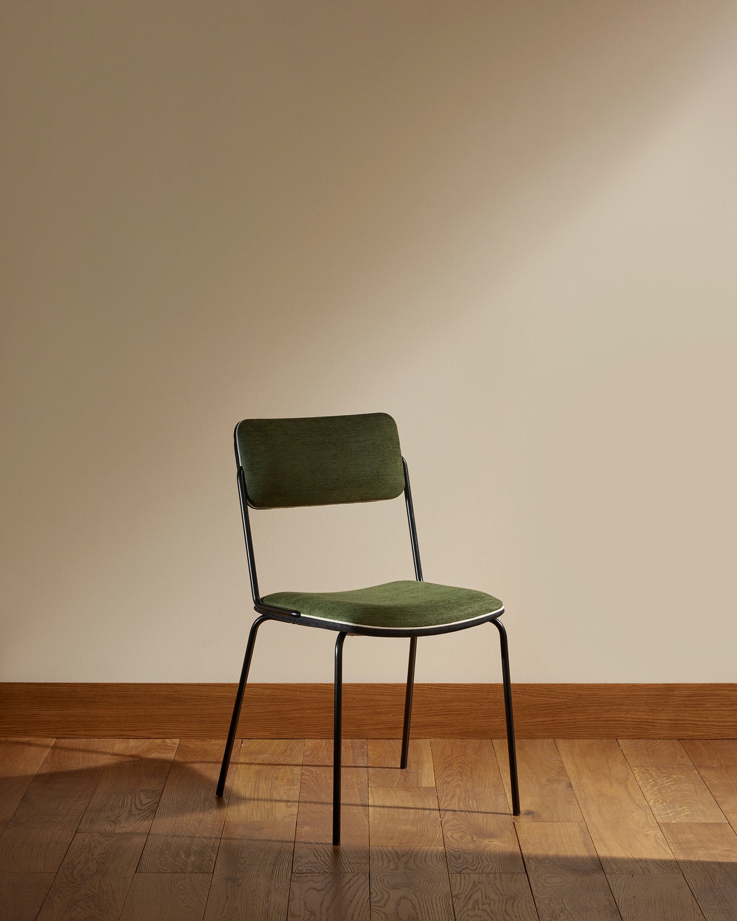 Chaise Double Jeu - Noir / Vert design Maison Sarah Lavoine Vert Velours 45 cm 85 cm 3