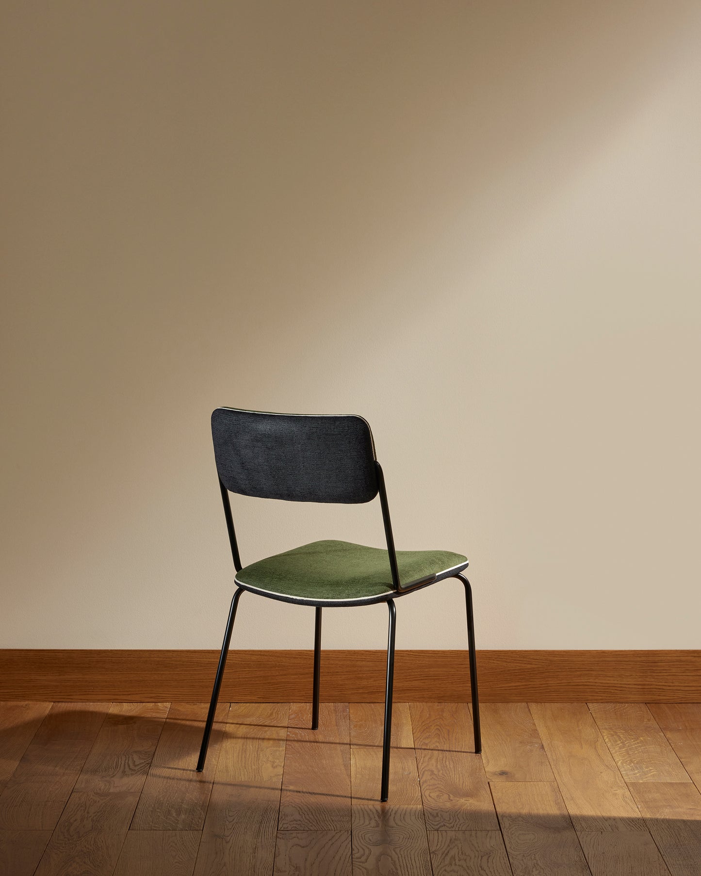 Chaise Double Jeu - Noir / Vert design Maison Sarah Lavoine Vert Velours 45 cm 85 cm 4