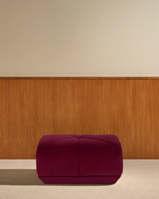 Pouf Chill - Cassis design Maison Sarah Lavoine Cassis Velours 85 cm  1