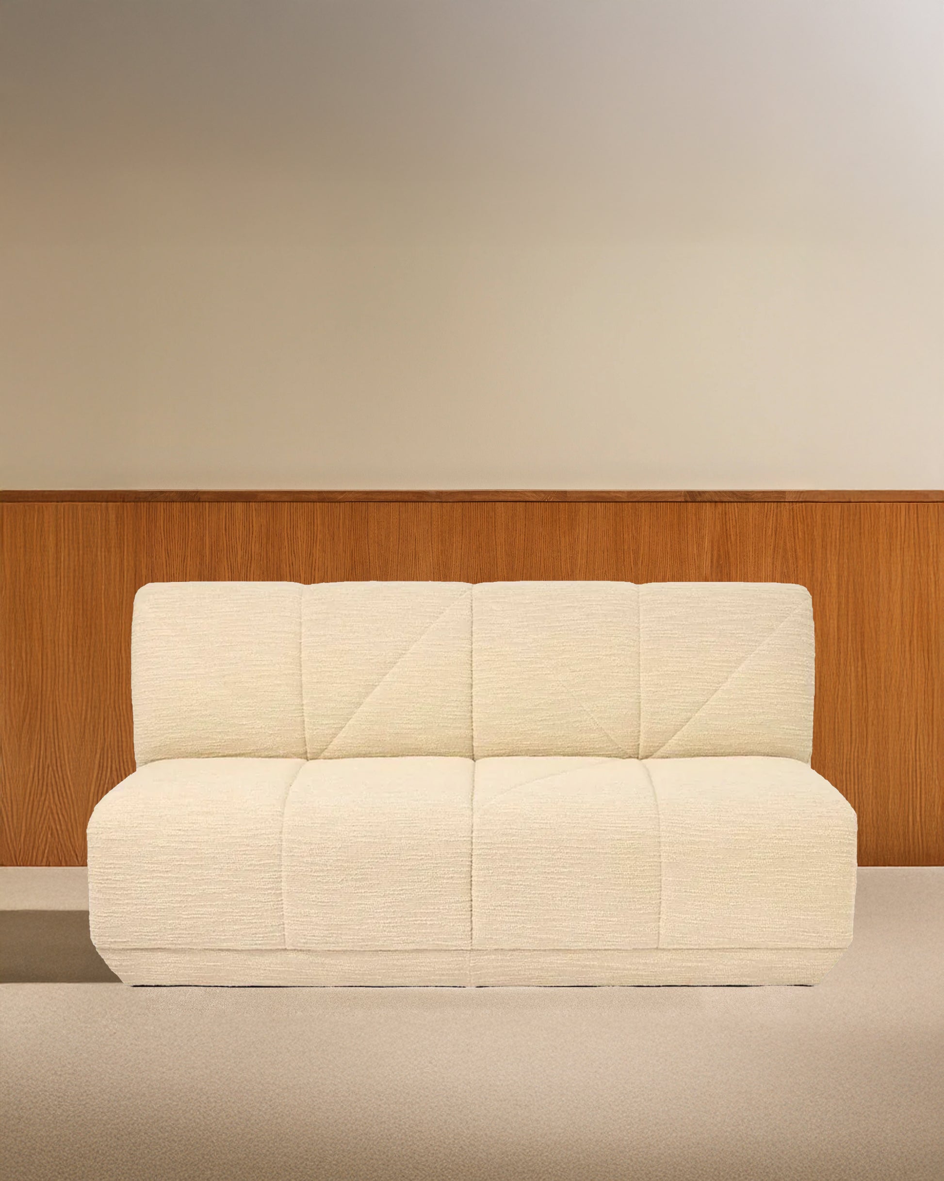 Divan Chill - Ecru design Maison Sarah Lavoine Ecru Laine bouclée 164 cm 83 cm 1