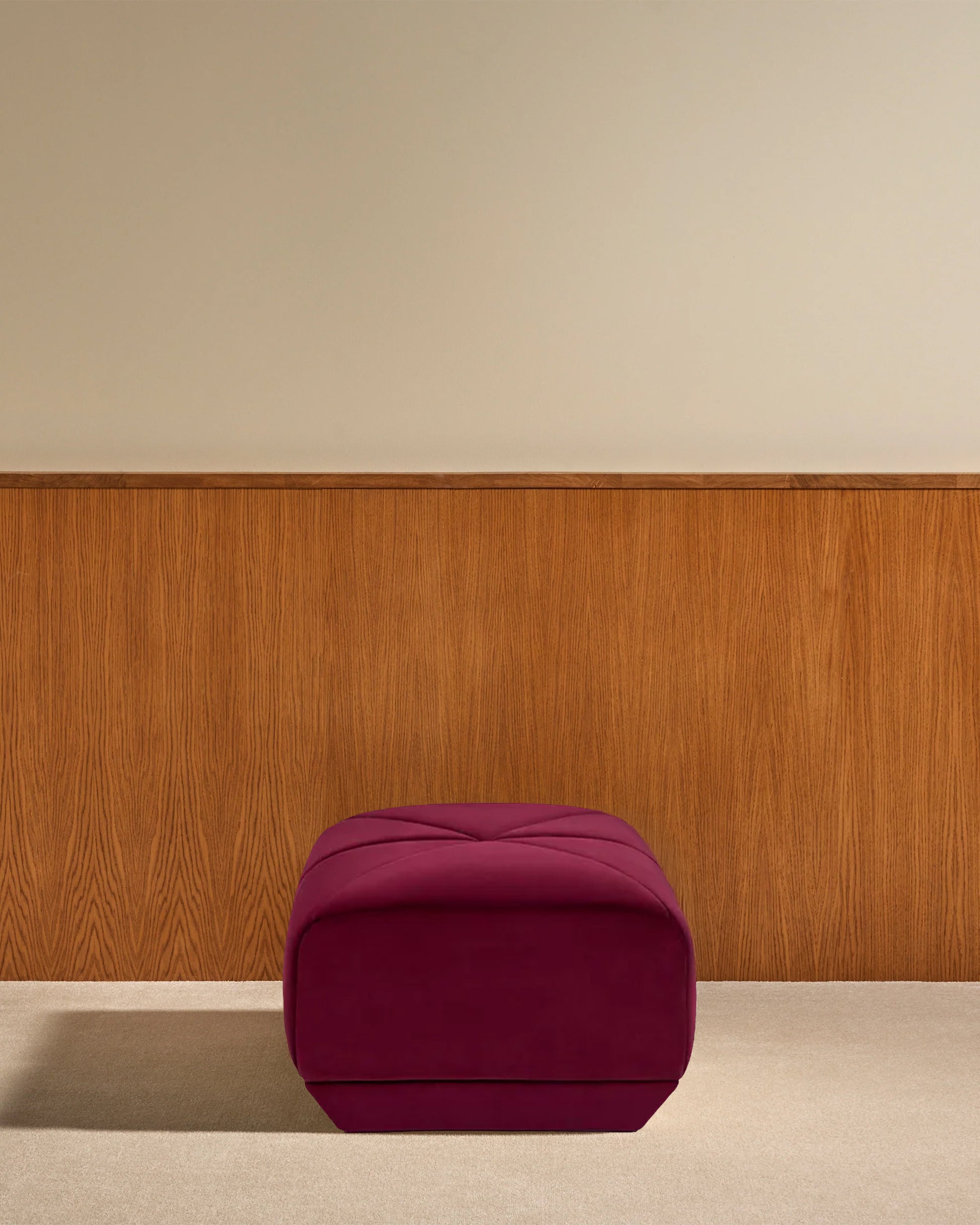 Pouf Chill - Cassis design Maison Sarah Lavoine Cassis Velours 85 cm  3