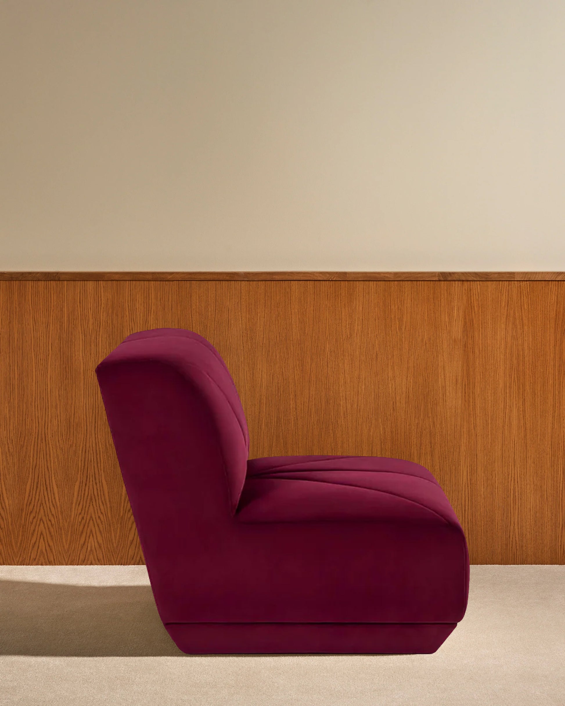 Chauffeuse Chill - Cassis design Maison Sarah Lavoine Cassis Velours   3