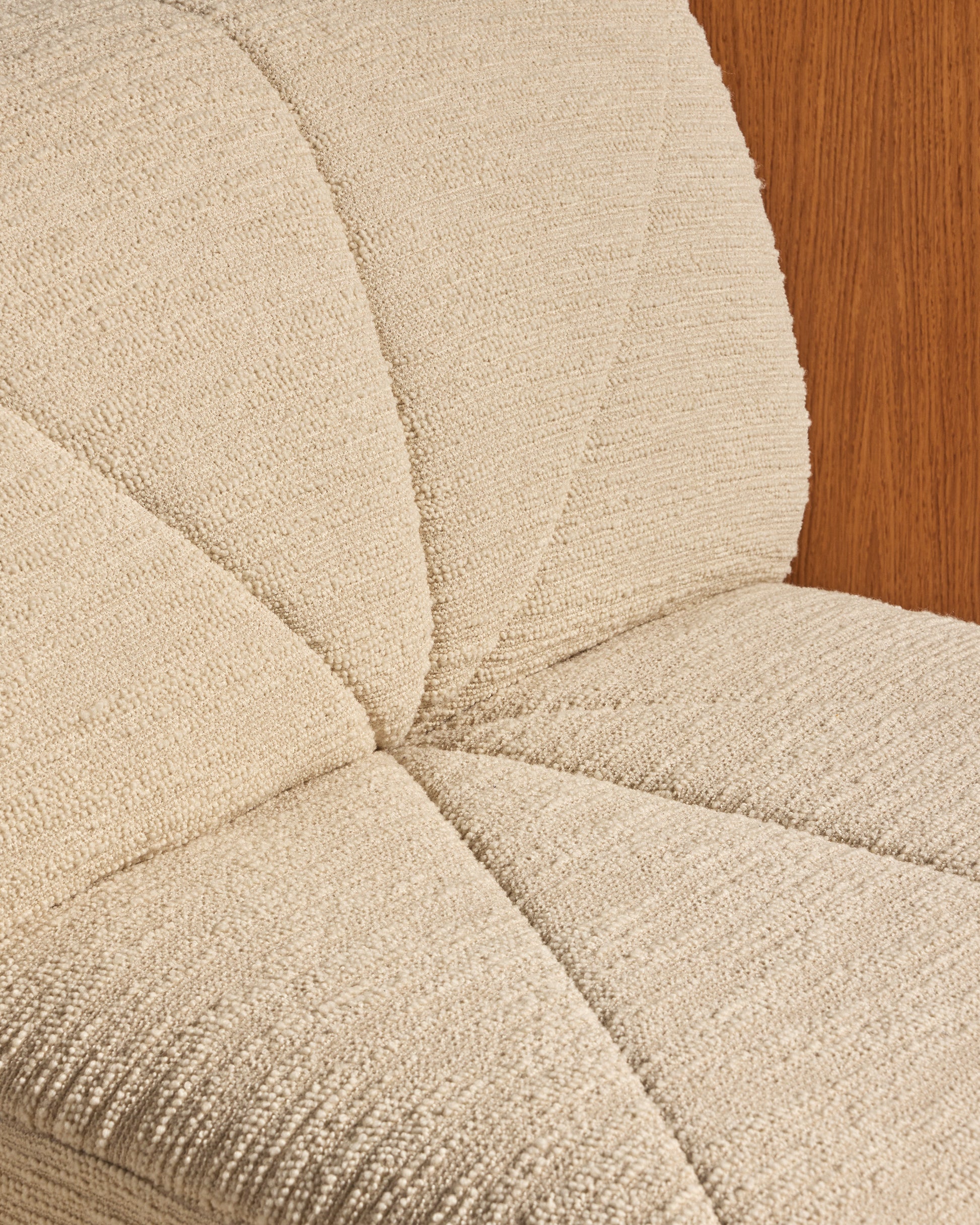 Chauffeuse Chill - Ecru design Maison Sarah Lavoine Ecru Laine bouclée   6