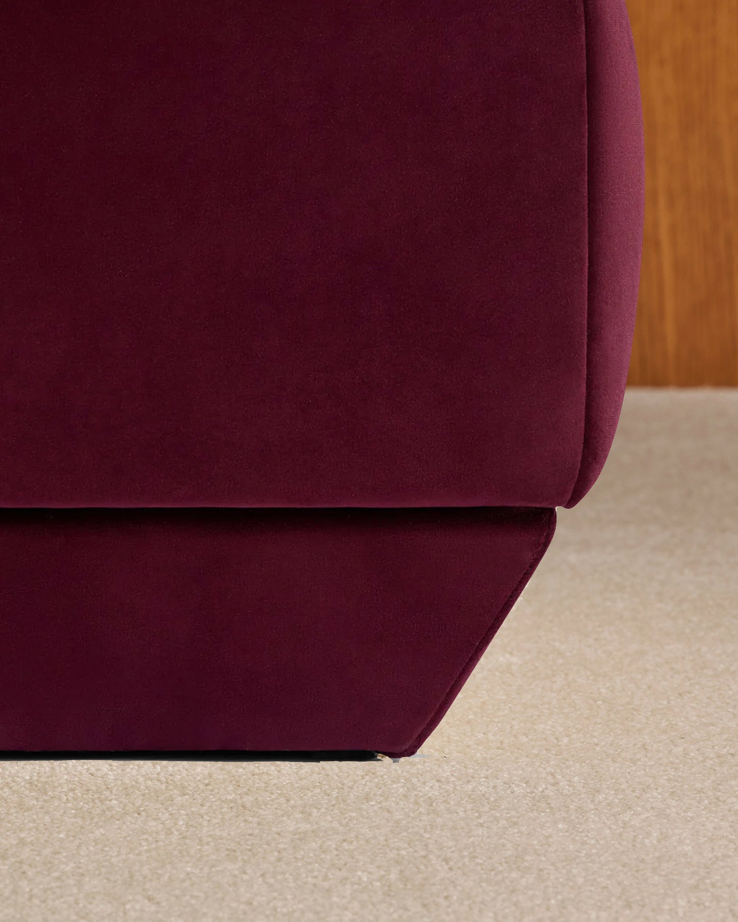 Pouf Chill - Cassis design Maison Sarah Lavoine Cassis Velours 85 cm 4