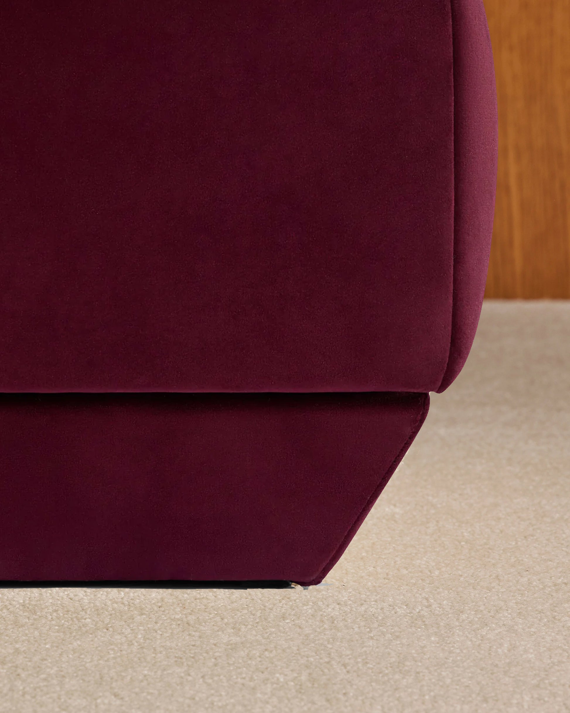 Pouf Chill - Cassis design Maison Sarah Lavoine Cassis Velours 85 cm  4