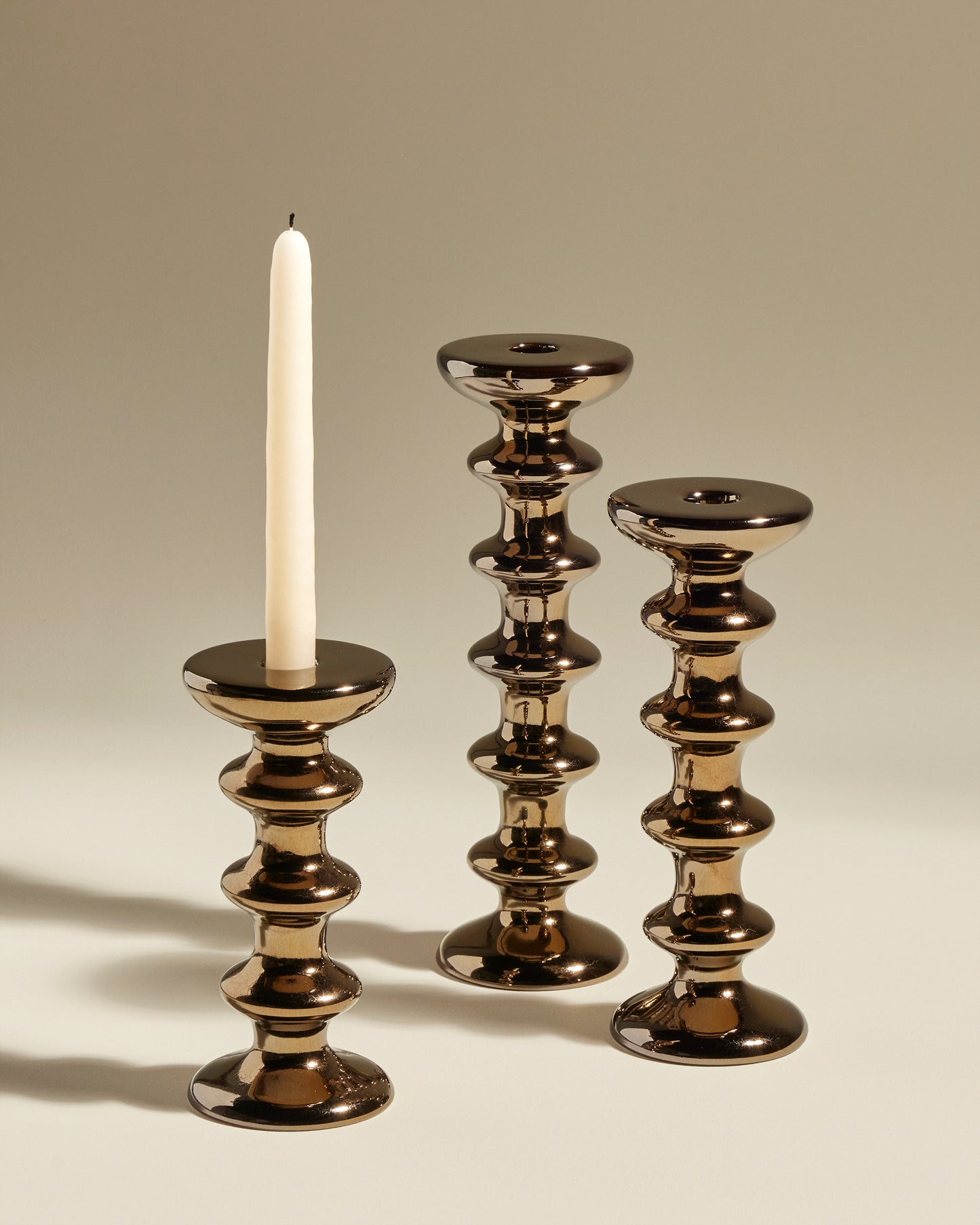 Bougeoir Slave - Mordoré design Maison Sarah Lavoine Mordoré Céramique  20 cm 3