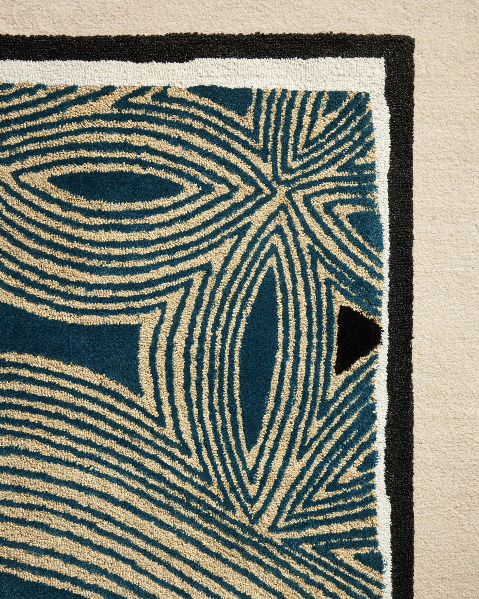 Tapis Sombra - Bleu Sarah design Maison Sarah Lavoine Bleu Sarah Laine Petit 170 cm | Moyen 200 cm | Grand 250 cm Petit 240 cm | Moyen 300 cm | Grand 350 cm 3