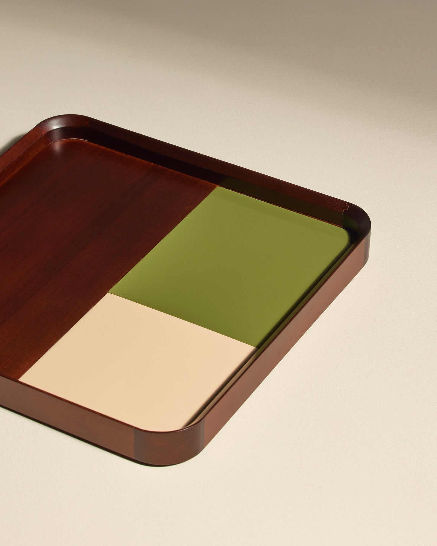 Plateau Sicilia - Mousse design Maison Sarah Lavoine Mousse Bois 35 cm  2