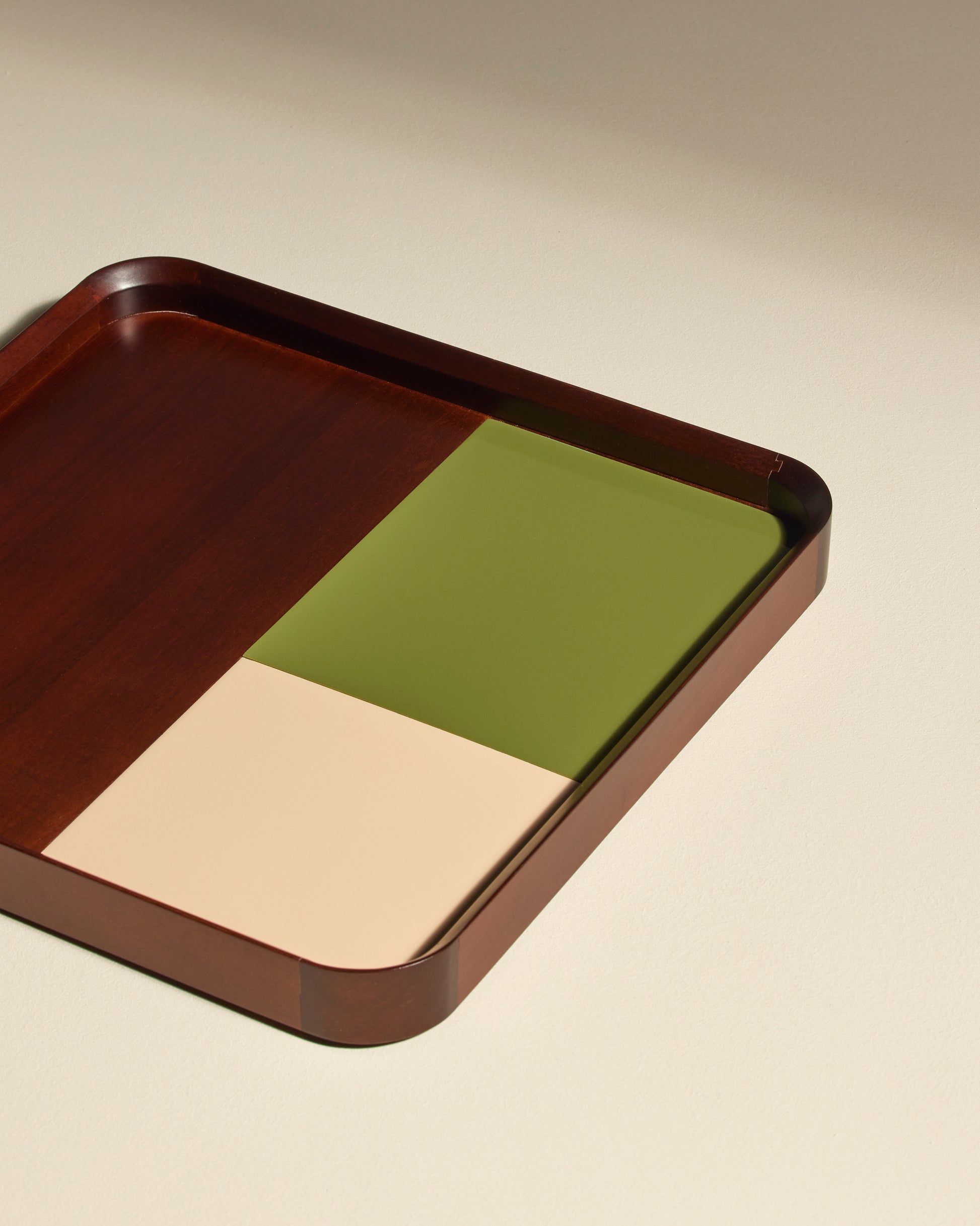 Plateau Sicilia - Mousse design Maison Sarah Lavoine Mousse Bois 35 cm  2