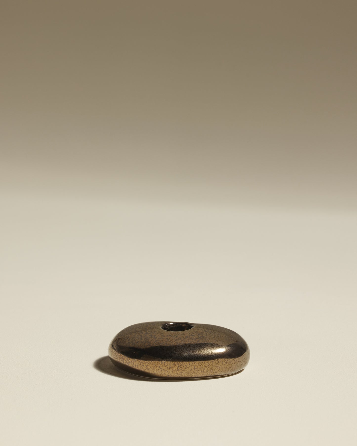 Bougeoir Stone - Mordoré design Maison Sarah Lavoine Mordoré Céramique 10 cm 3,5 cm  1