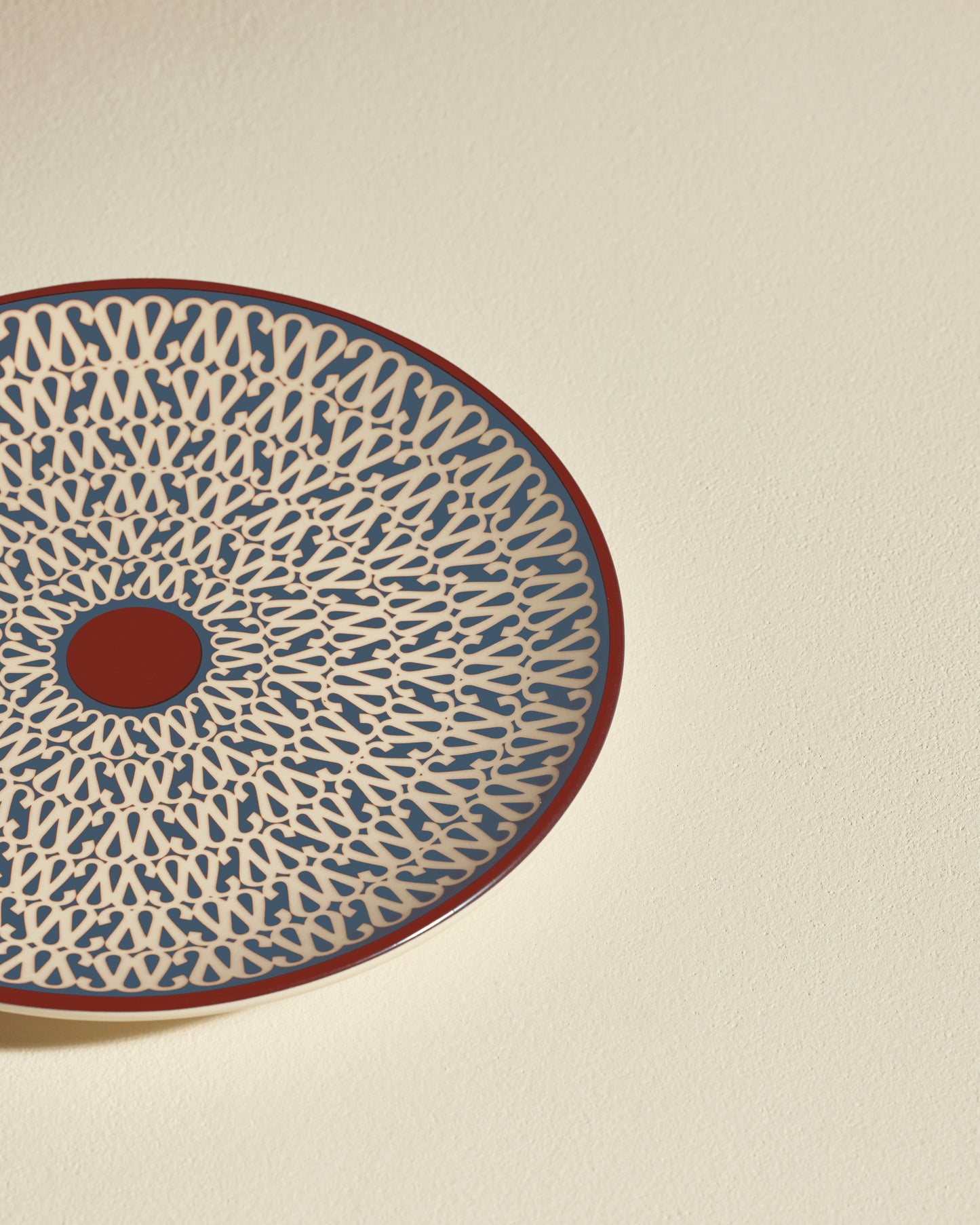 Assiette à dessert Sarah - Carmin design moderne Maison Sarah Lavoine Carmin Céramique   3