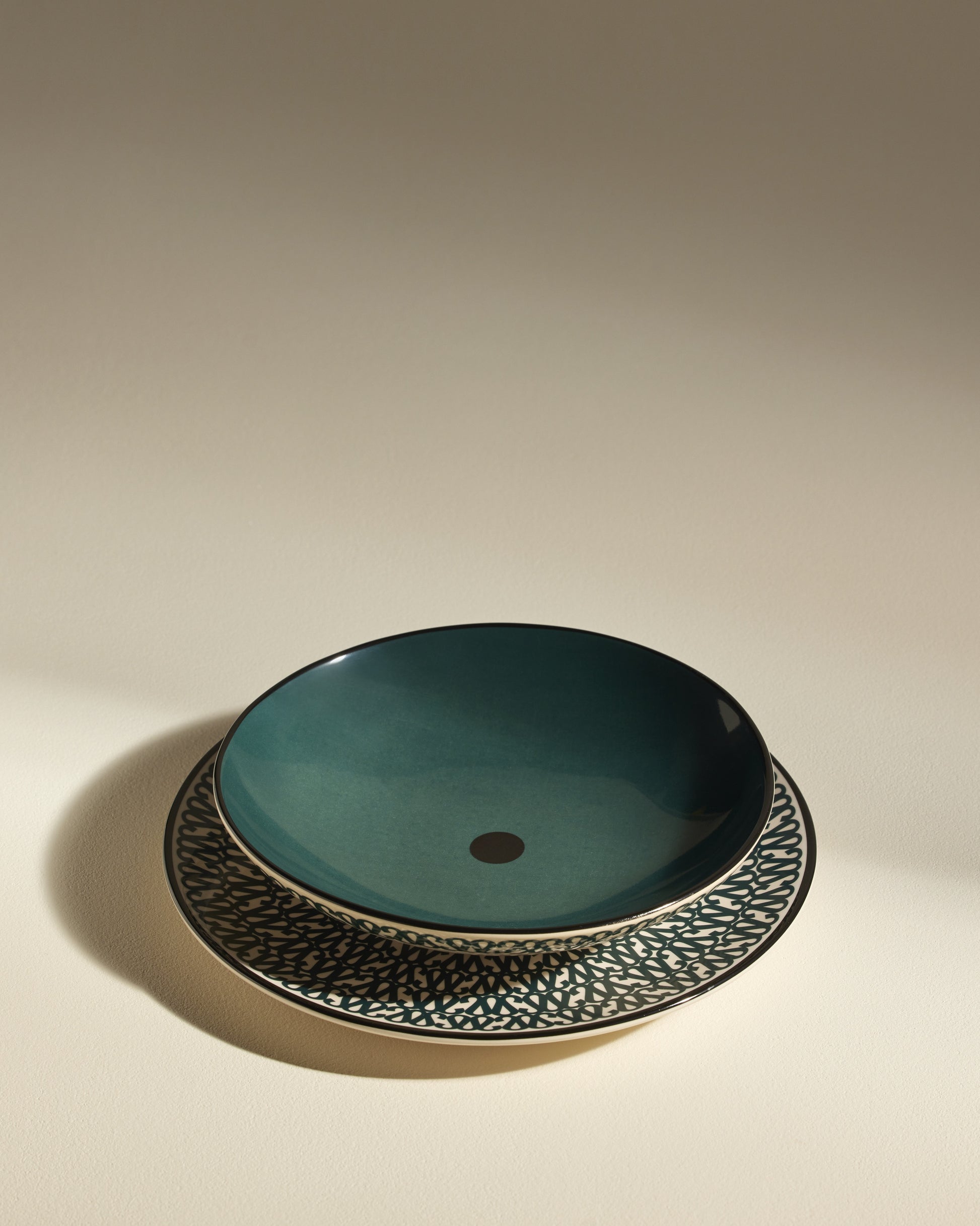 Assiette creuse Sarah - Bleu Sarah design moderne Maison Sarah Lavoine Bleu Sarah Céramique   5