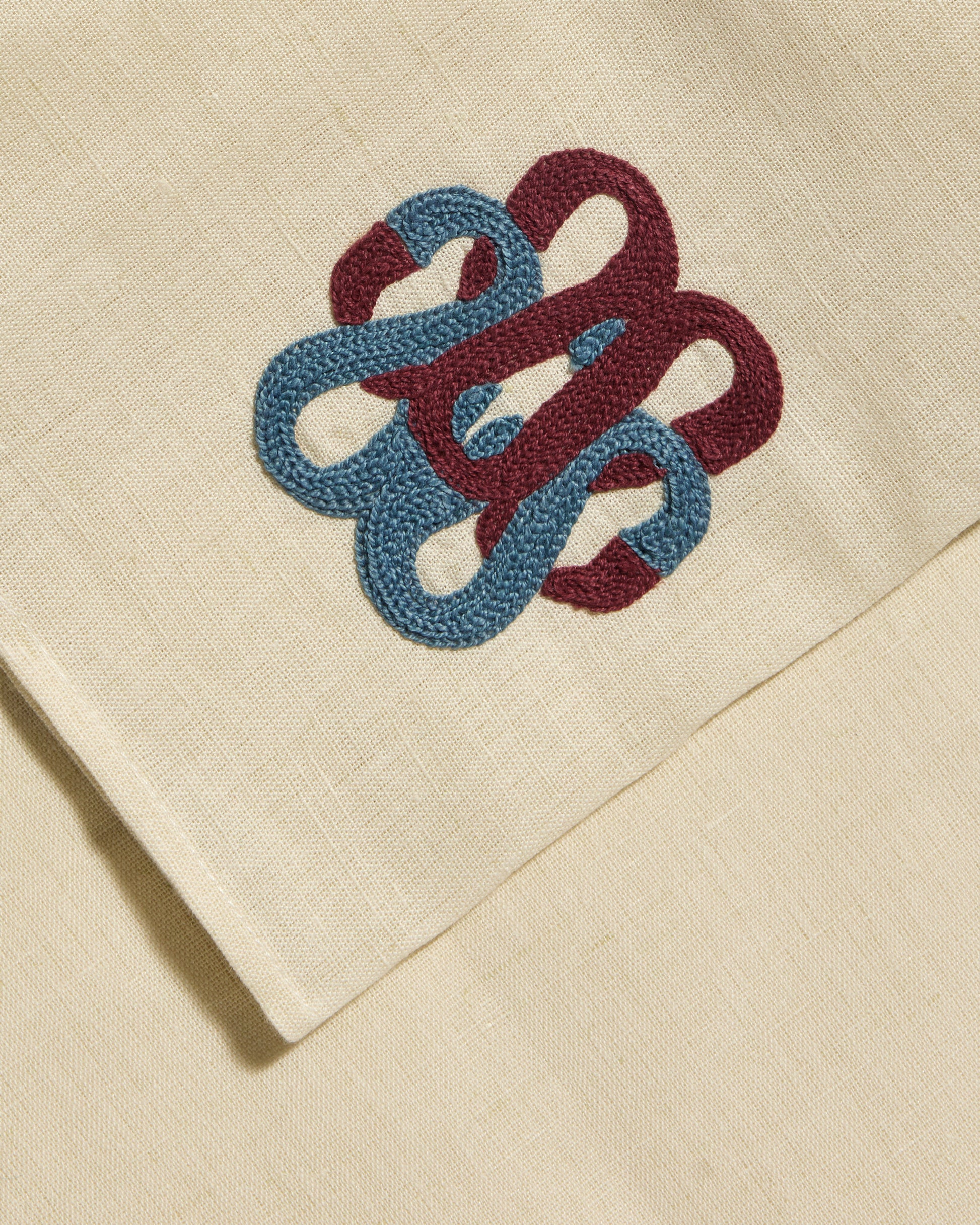 Serviette de table Sarah - Carmin chic Maison Sarah Lavoine Carmin Lin 45 cm 45 cm 3