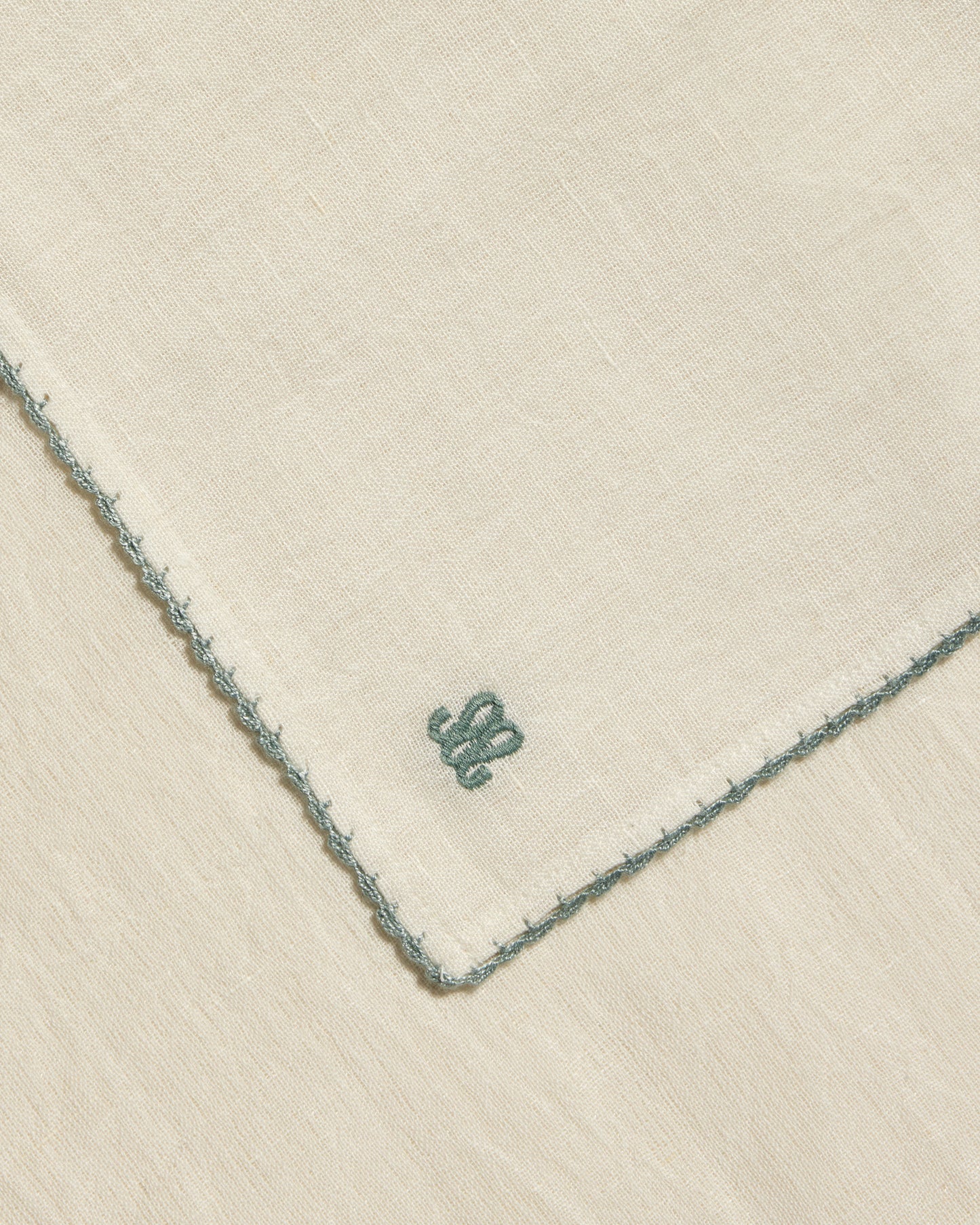 Serviette de table Aube - Pousse de Tilleul chic Maison Sarah Lavoine Pousse de Tilleul Coton 45 cm 45 cm 2