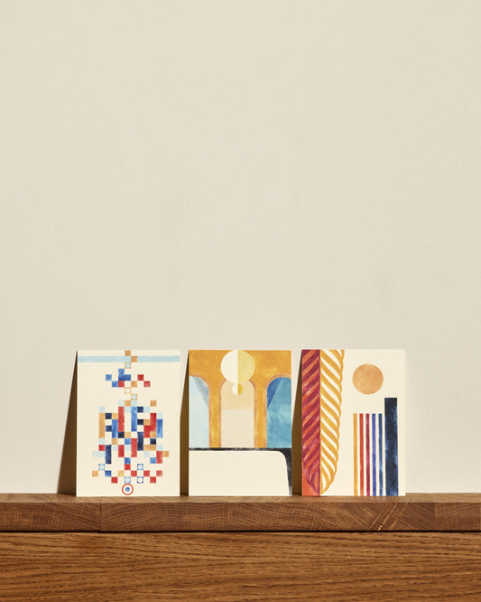 Souvenirs Cartes Postales multicolore 10x15cm design Maison Sarah Lavoine Ecru Papier 10.5 15.8 1