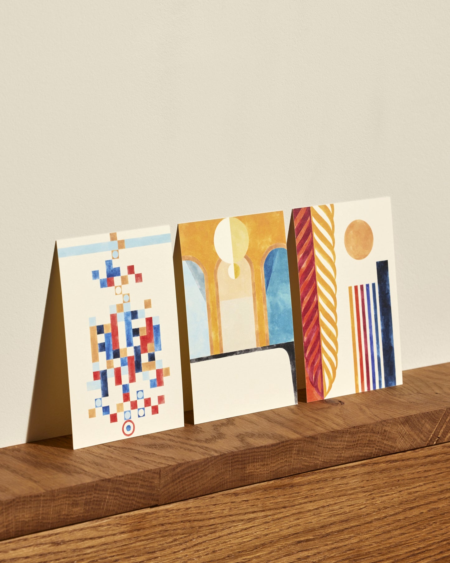 Souvenirs Cartes Postales multicolore 10x15cm design Maison Sarah Lavoine Ecru Papier 10.5 15.8 2