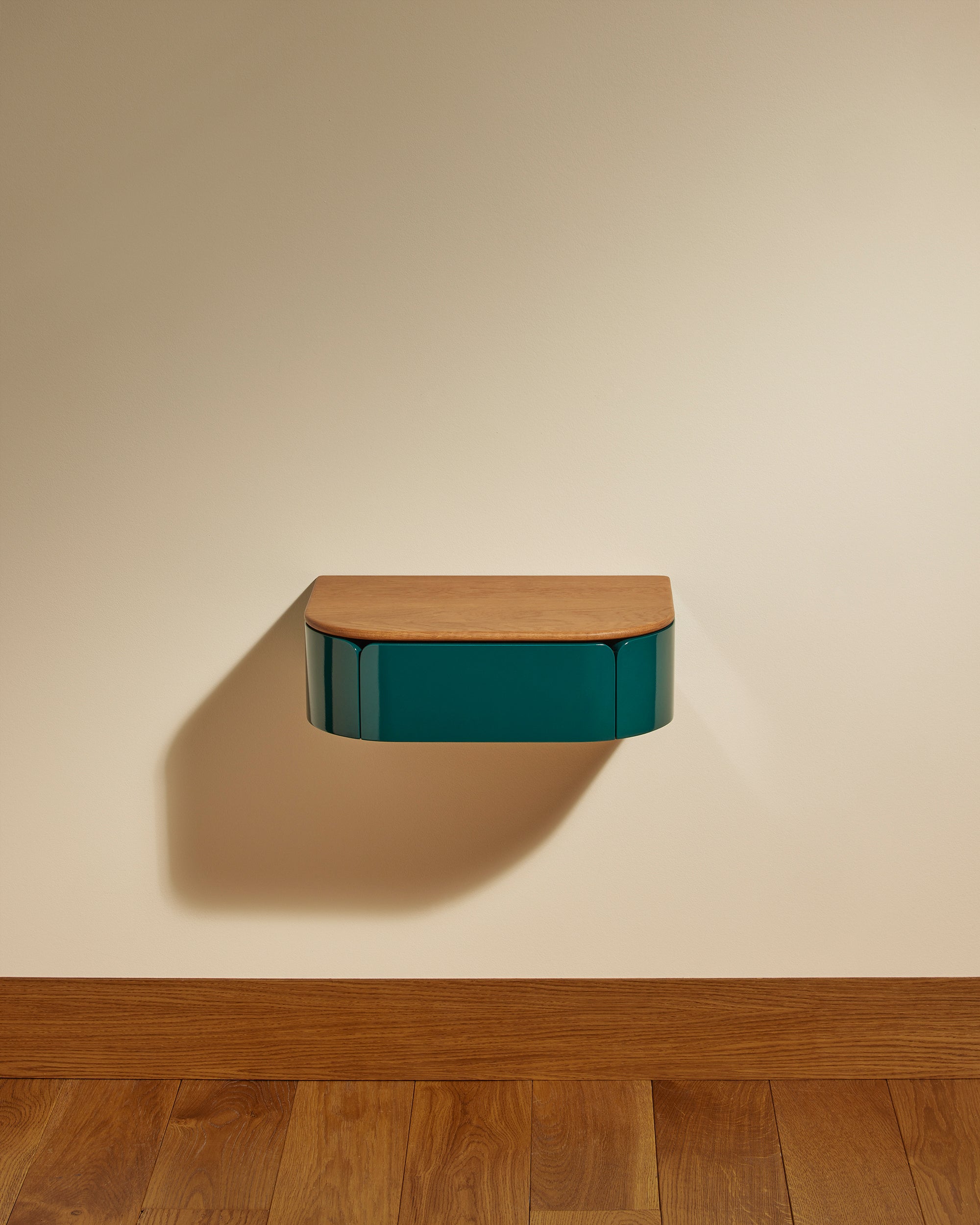 Console murale Equilibre - Bleu Sarah Bois