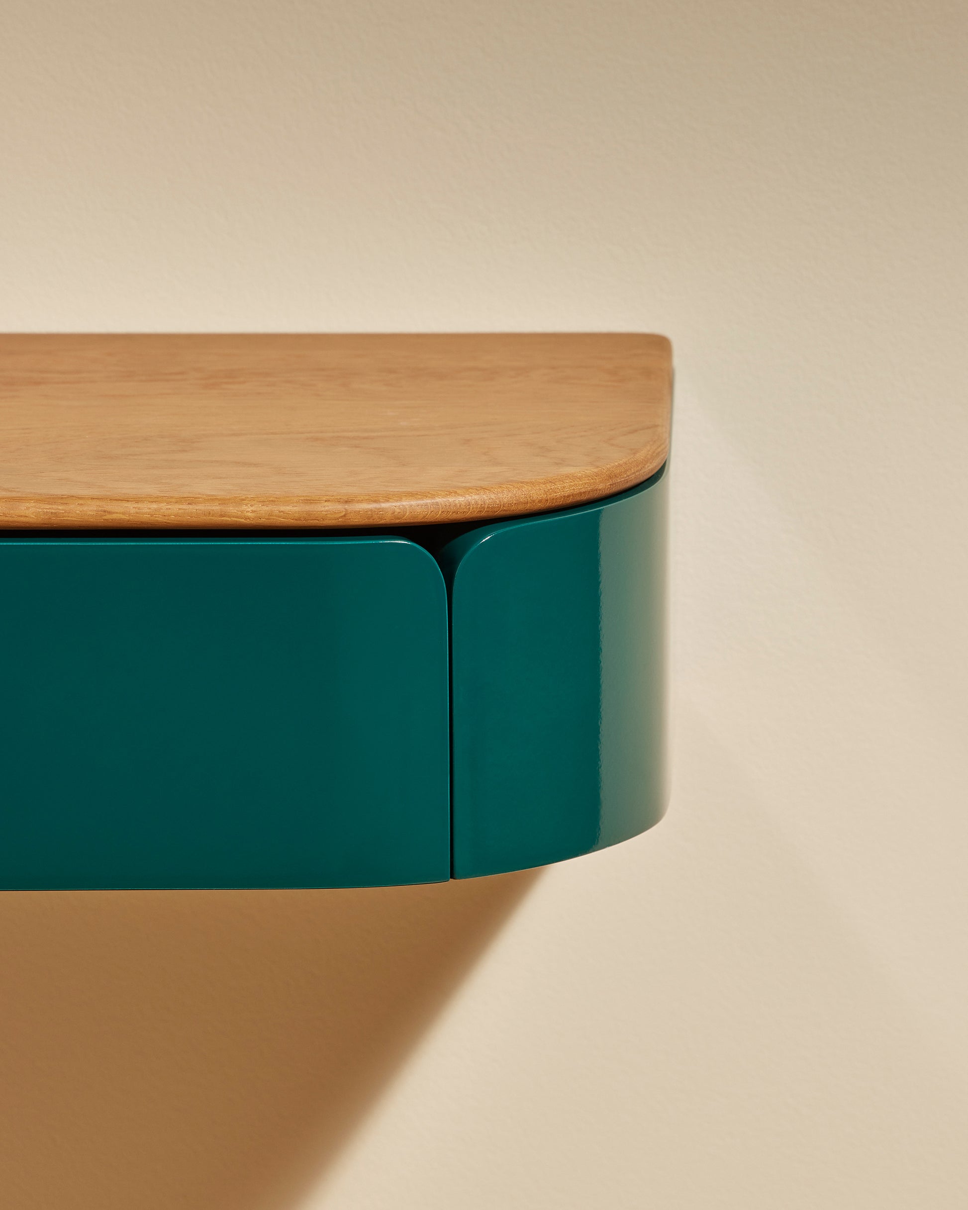 Console murale Equilibre - Bleu Sarah design Maison Sarah Lavoine Bleu Sarah Chêne  45 cm 13 cm 3