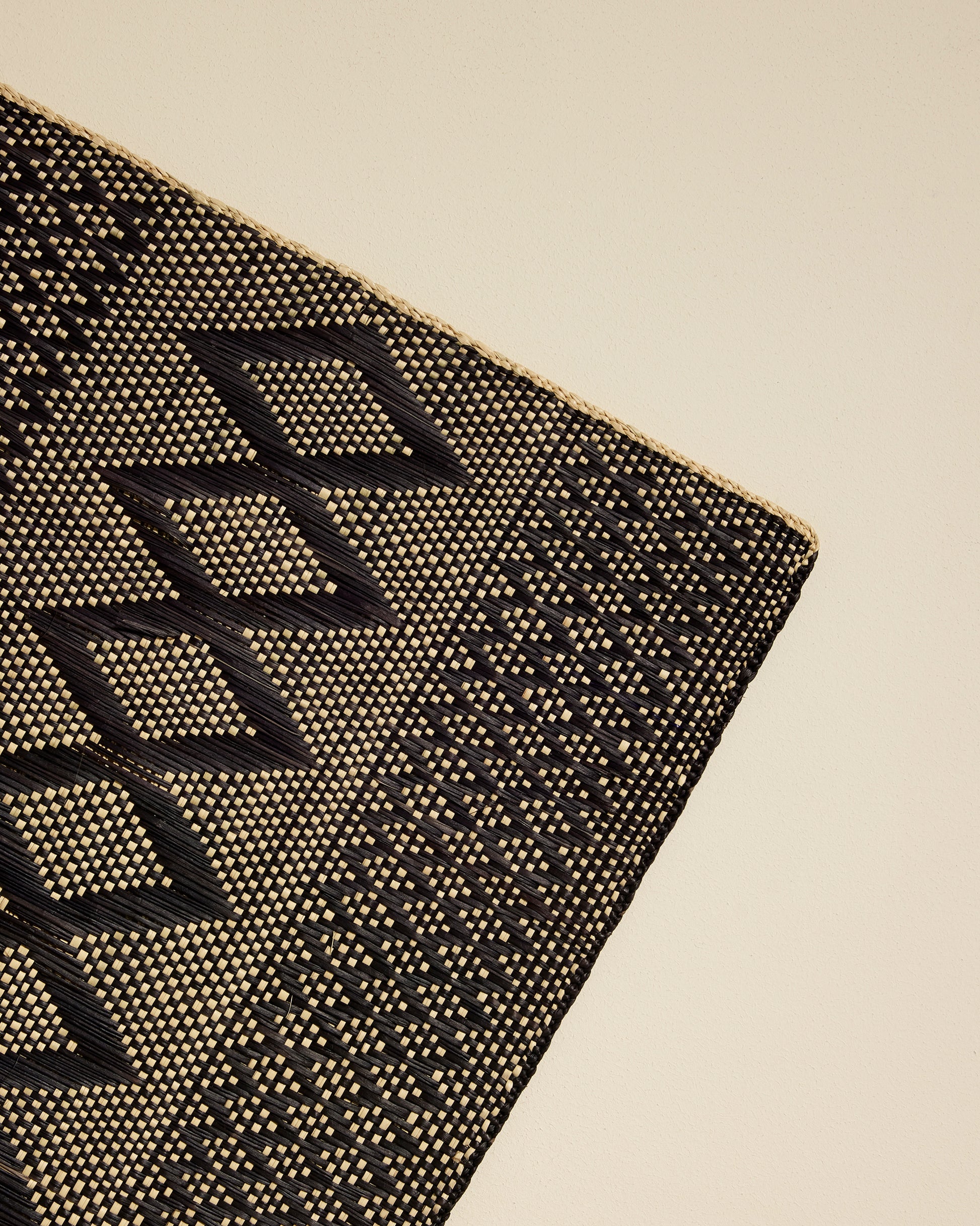 Set de table Iraca - Noir design Maison Sarah Lavoine Noir Palmier 39 cm 29 cm 2