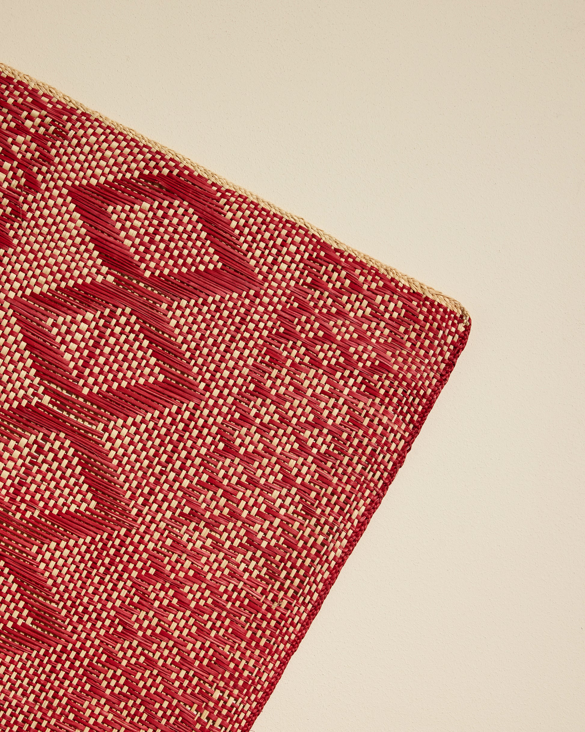 Set de table Iraca - Terracotta design Maison Sarah Lavoine Terracotta Palmier 39 cm 29 cm 2