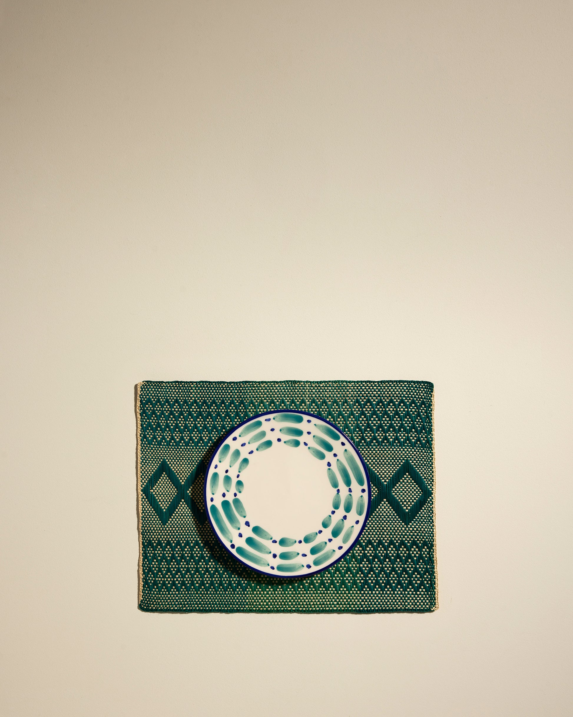 Set de table Iraca - Thé de Chine design Maison Sarah Lavoine Thé de Chine Palmier 39 cm 29 cm 3