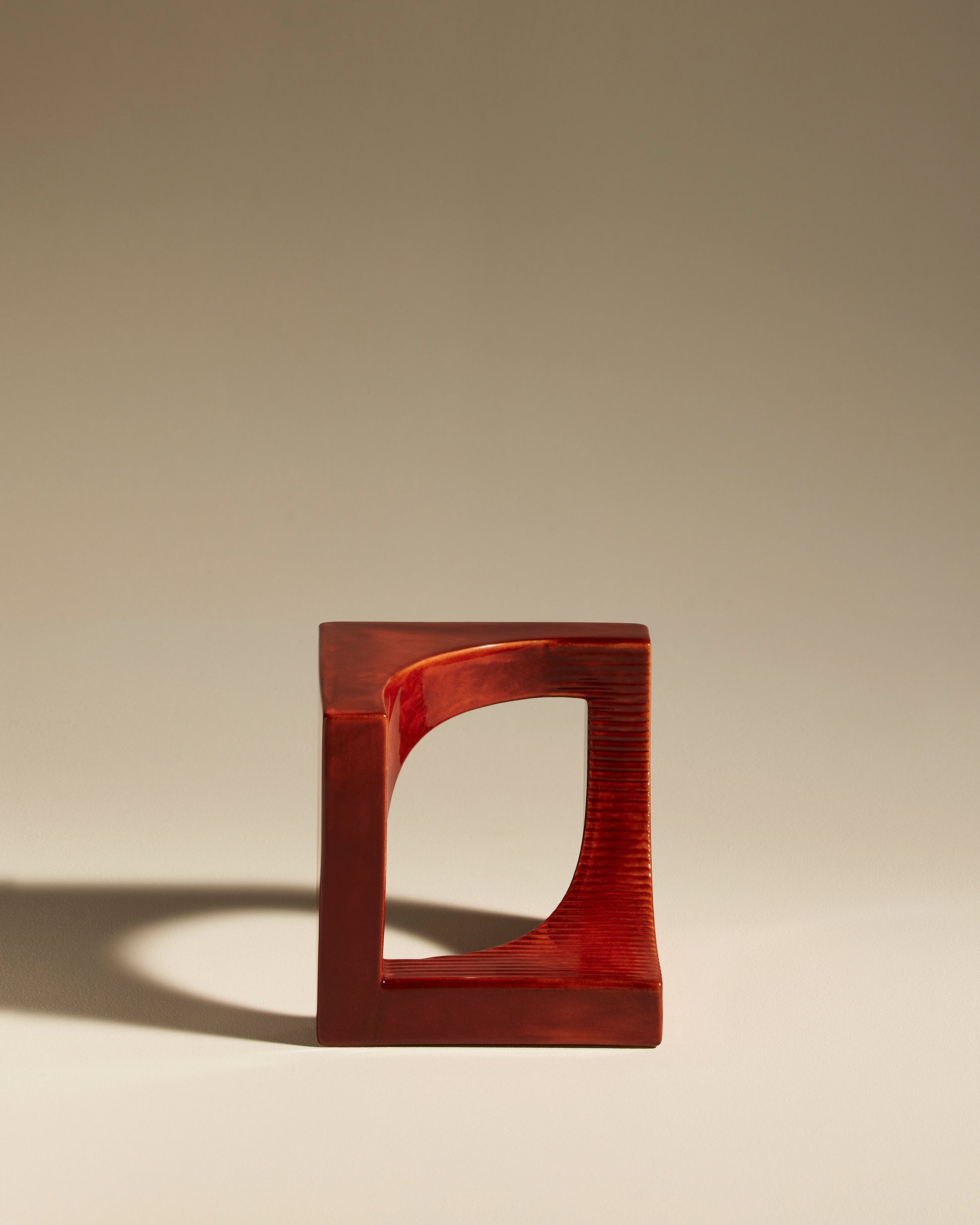 Serre-livre union - Ecorce design Maison Sarah Lavoine Noisette Céramique  15.5 cm 16 cm 1