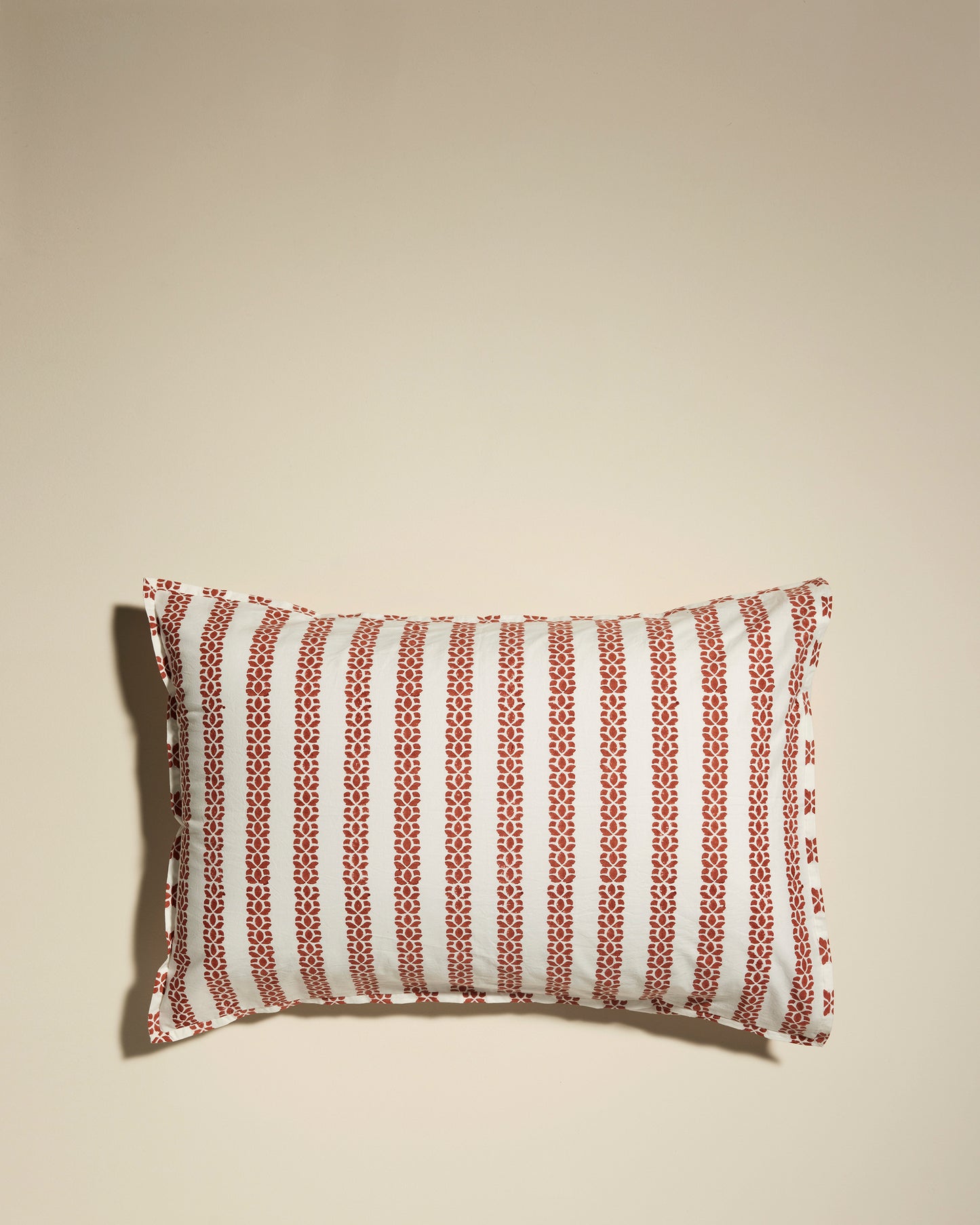 Lot de 2 taies d'oreillers Sierra - Terracotta haut de gamme Maison Sarah Lavoine Terracotta Coton  70 cm 50 cm 1