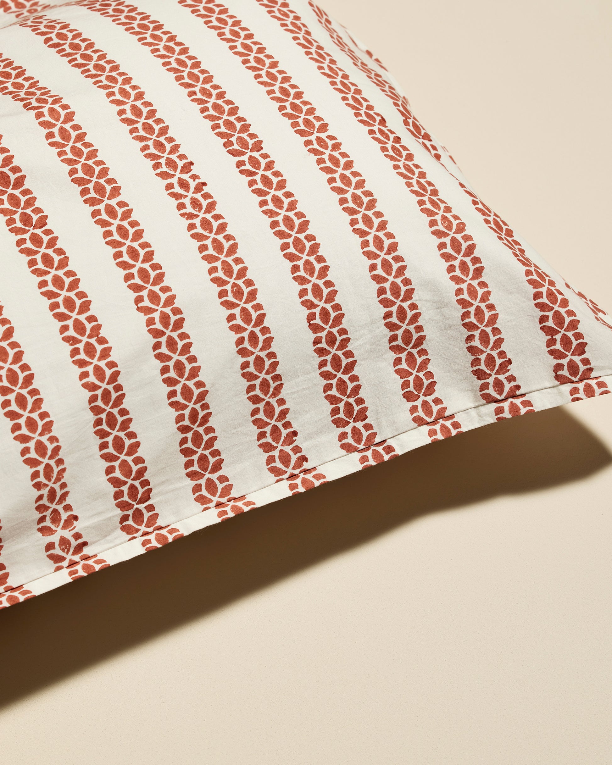 Lot de 2 taies d'oreillers Sierra - Terracotta haut de gamme Maison Sarah Lavoine Terracotta Coton  70 cm 50 cm 2