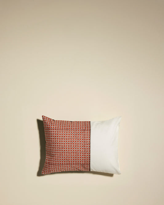 Lot de 2 taies d'oreillers Azulejos - Terracotta haut de gamme Maison Sarah Lavoine Terracotta Coton  40 cm 30 cm 1