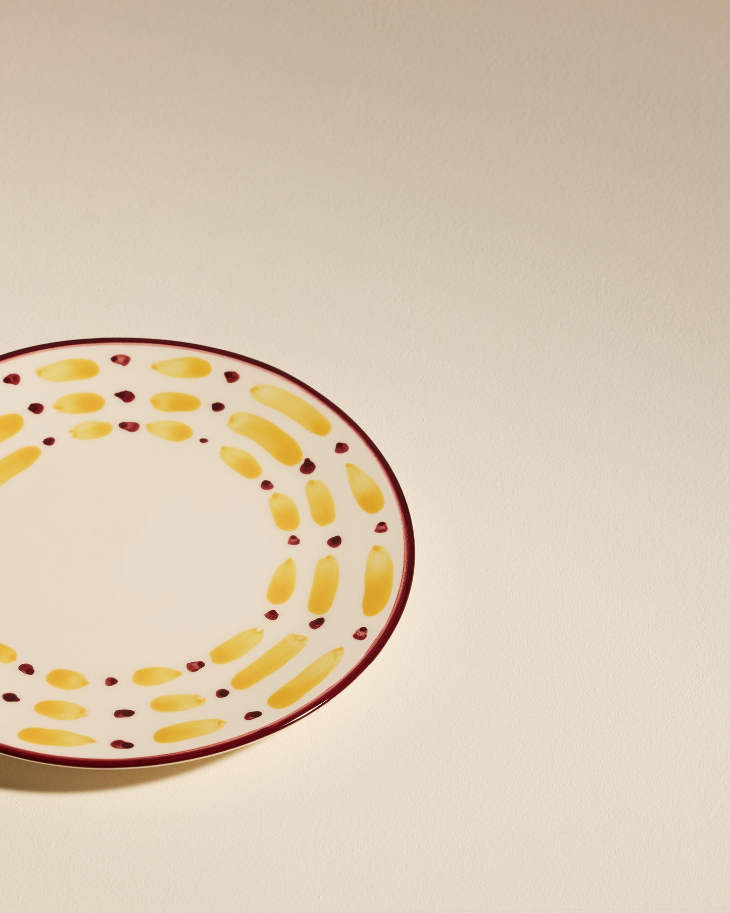 Assiette à dessert Aura - Carmin design Maison Sarah Lavoine Carmin Céramique    3