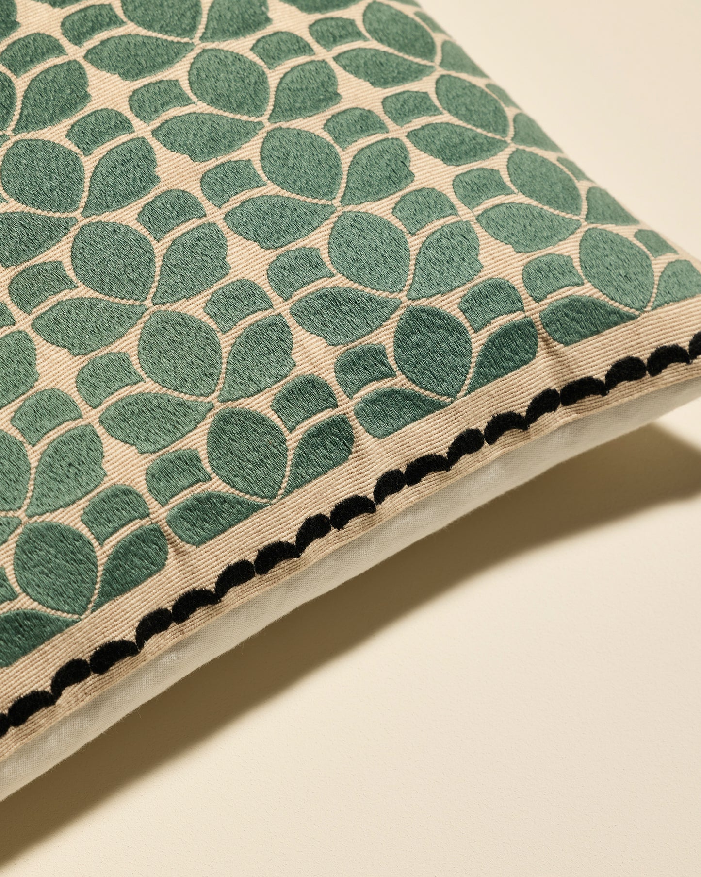 Coussin Flore - Amazonite design Maison Sarah Lavoine Amazonite Coton 42 cm 42 cm 2